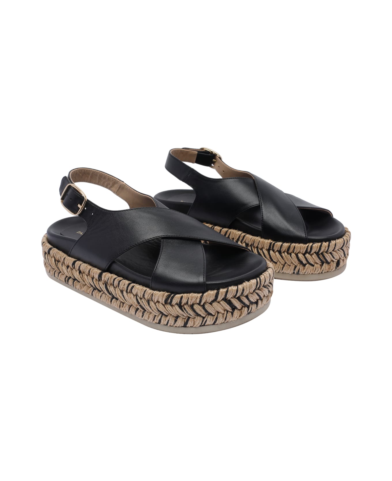 Paloma Barceló Francia Wedges - Black