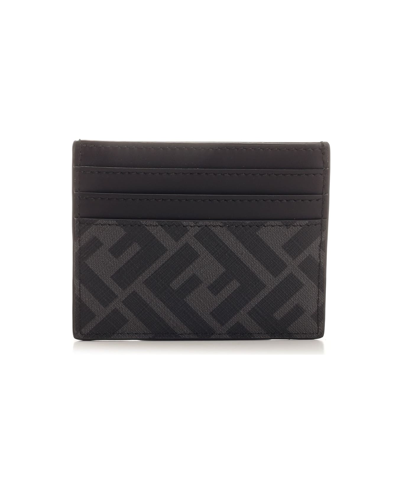 Fendi Diagonal Card Holder - White