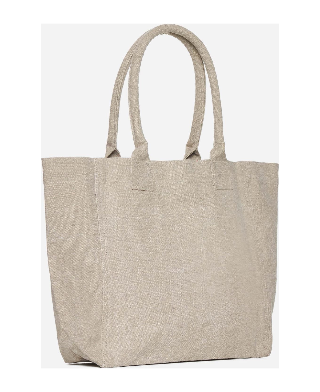 Isabel Marant Yenky Cotton Small Tote Bag - BEIGE