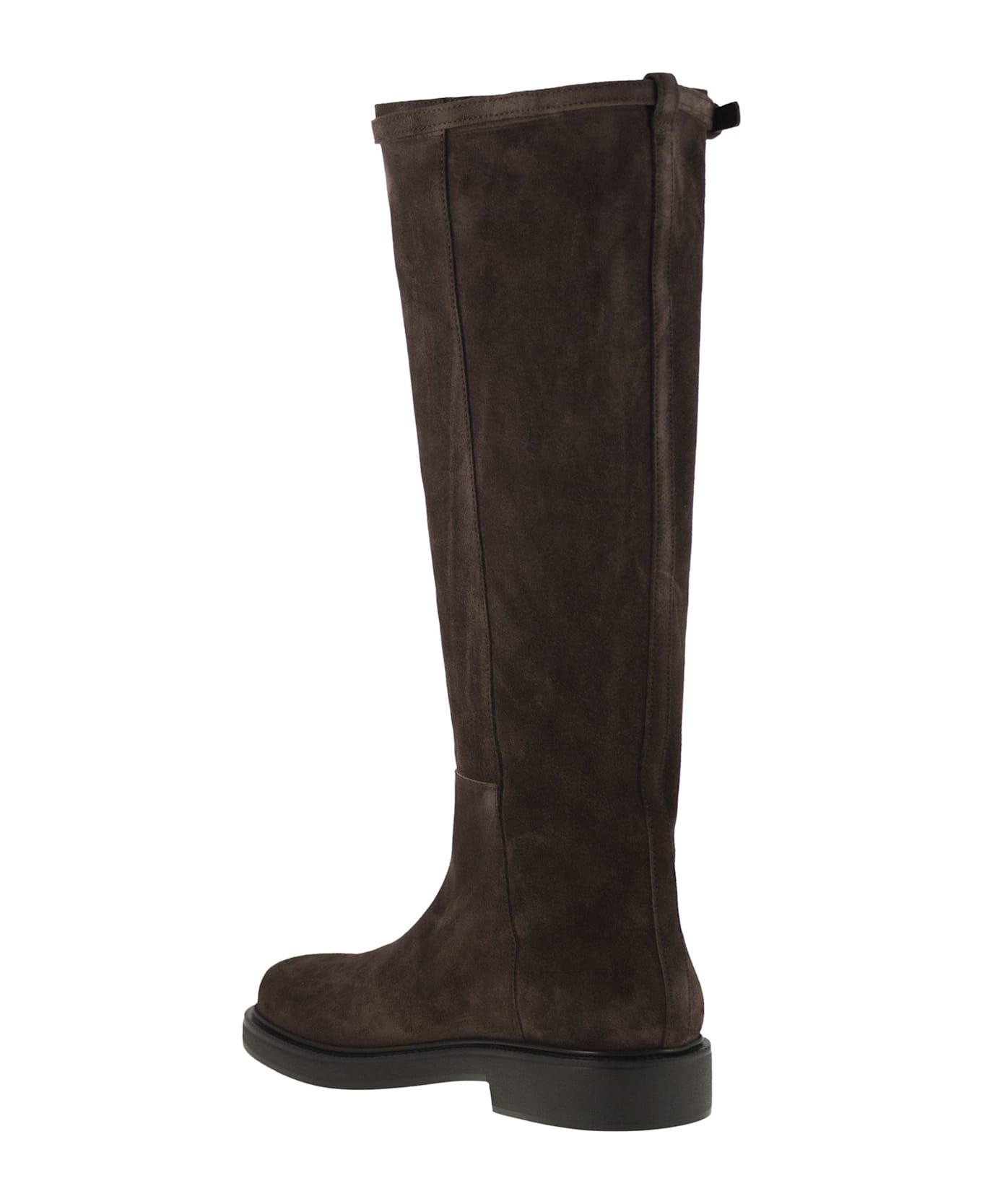 Tod
s Suede Leather Boot - BROWN