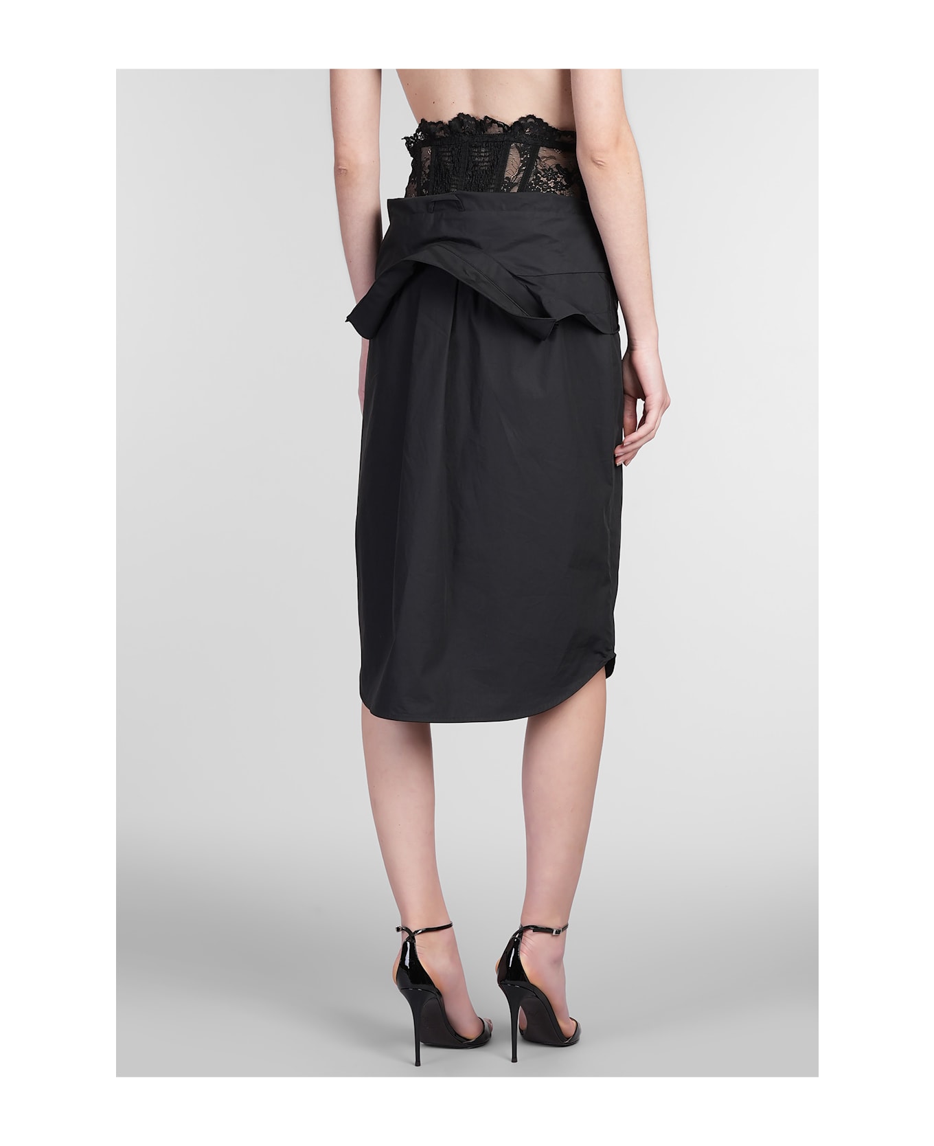 Giuseppe di Morabito Skirt In Black Cotton - black