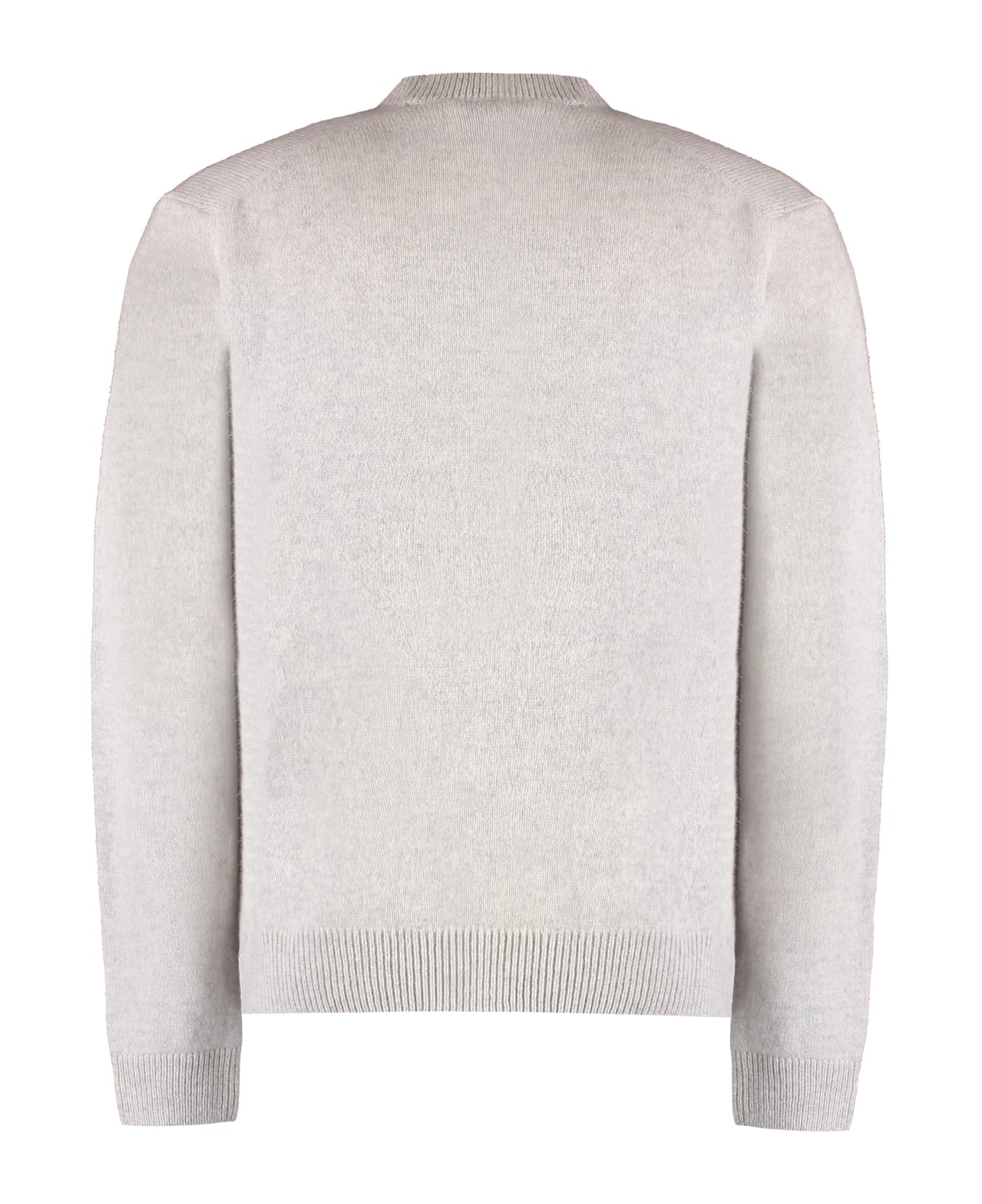 Maison Kitsuné Crew-neck Wool Sweater - grey