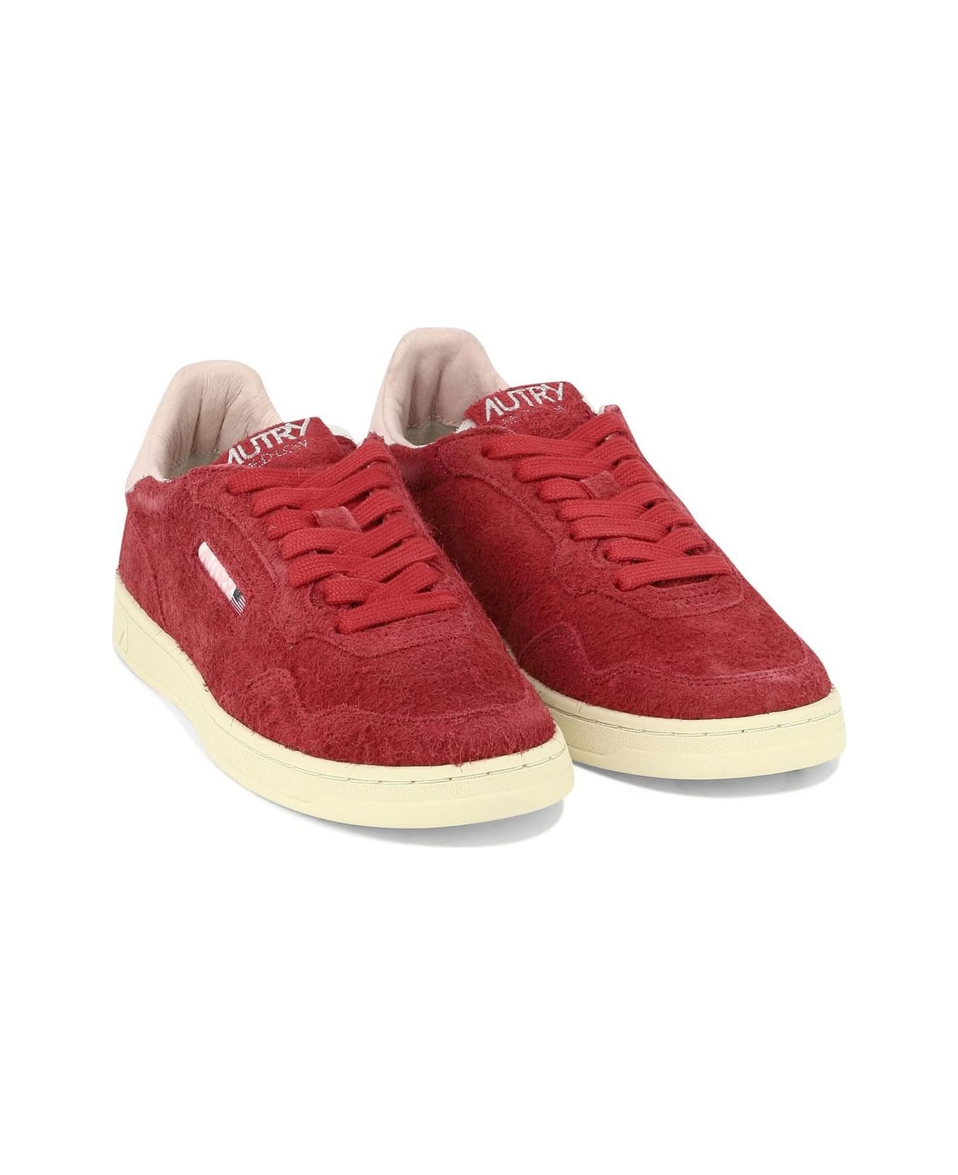 Autry New Flat Low Sneakers - Red/pow