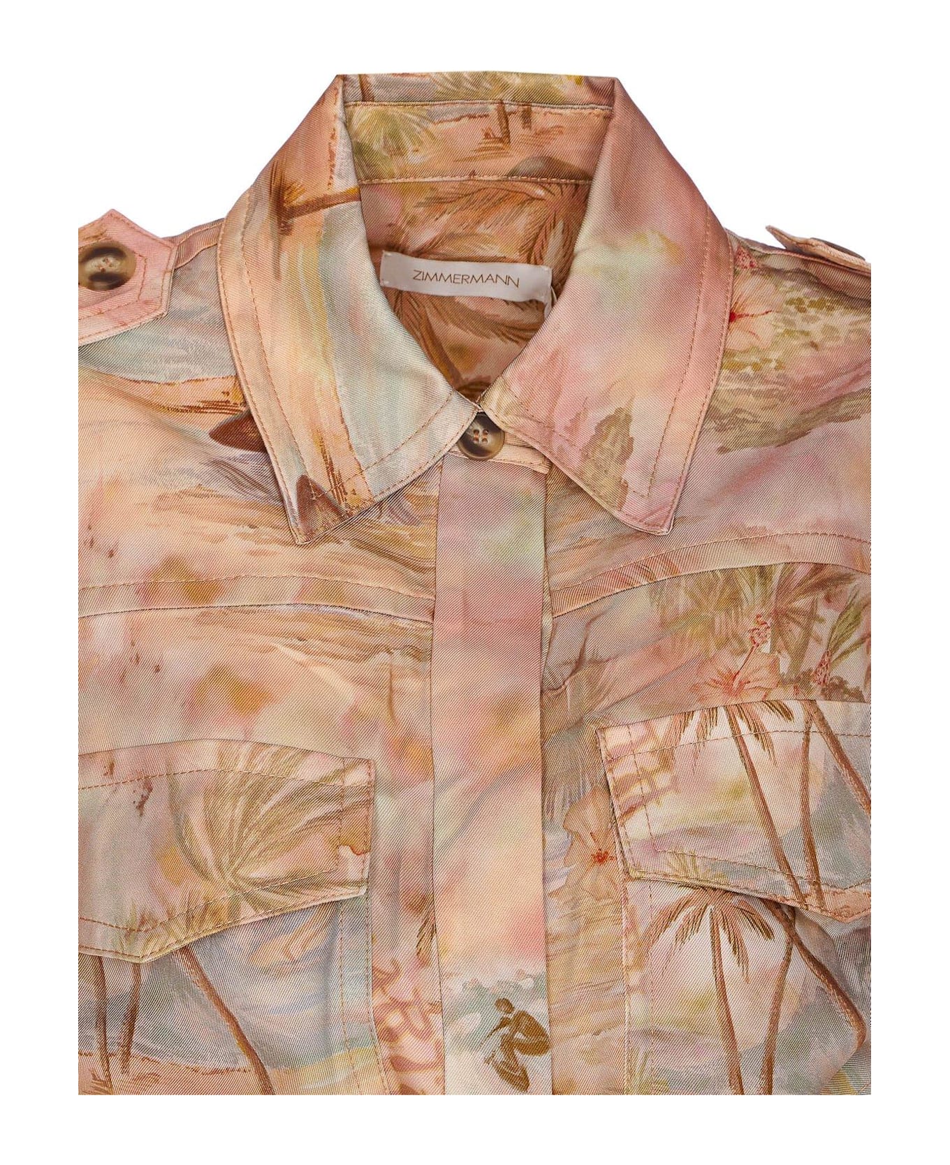 Zimmermann Illuminate Sleeveless Tunic - ORANGE