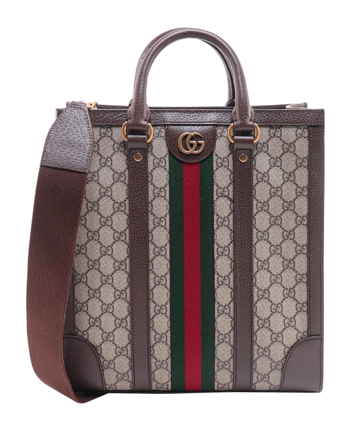 Gucci Ophidia Tote Bag - Brown トートバッグ