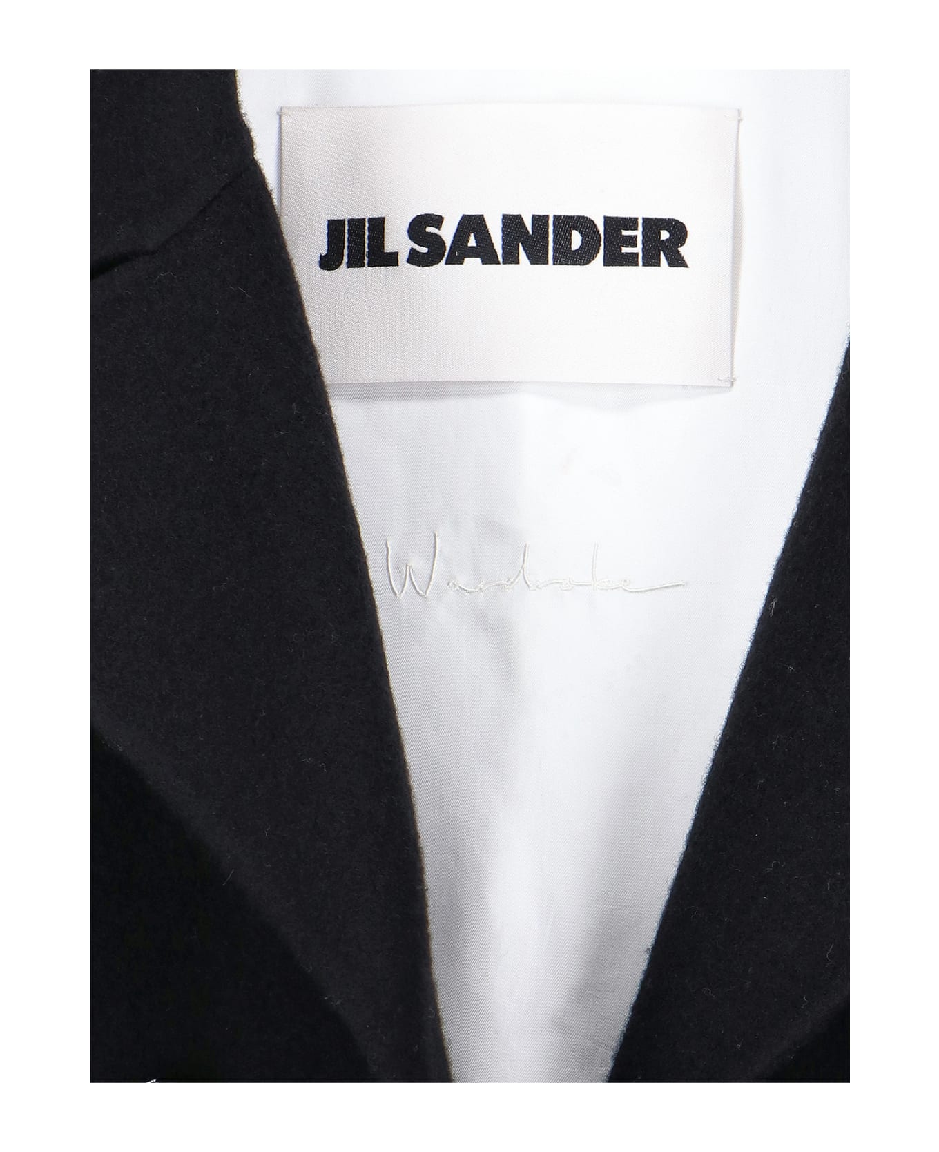 Jil Sander Double-breasted Coat - Black  