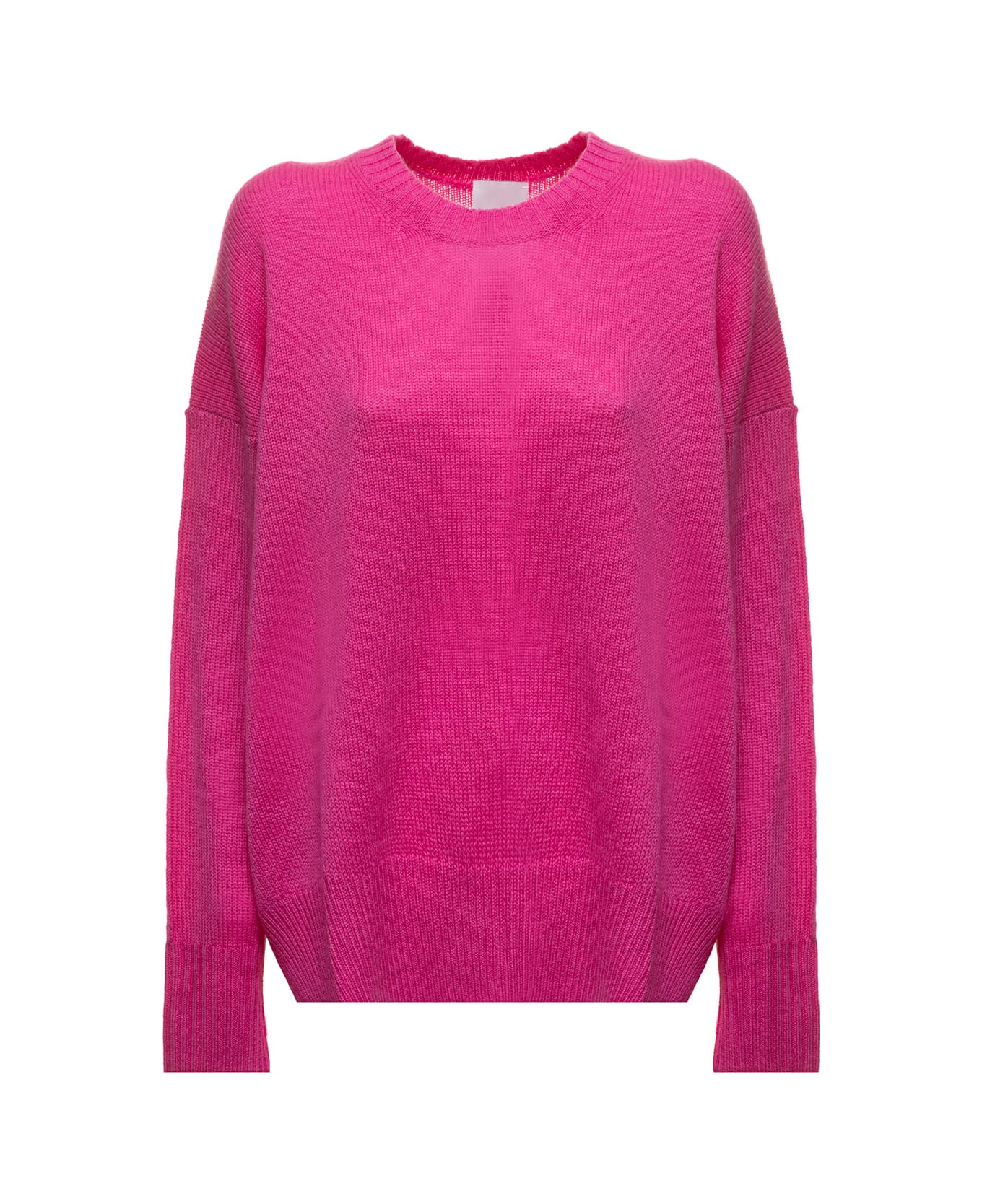 Pink Allover Shamrock Sweater w. Scalloped Collar | Luigi/Claver main image 1