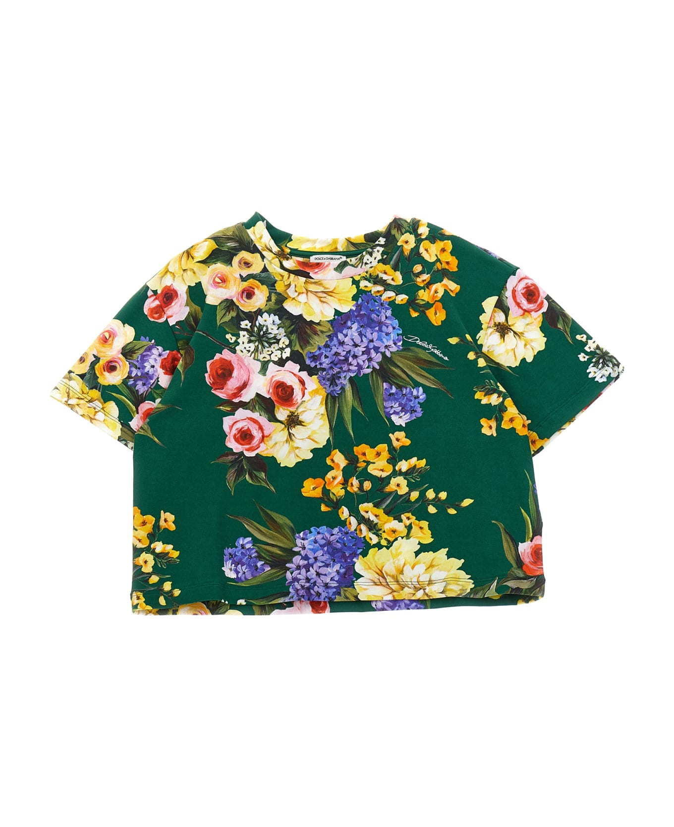 Dolce & Gabbana Floral Print T-shirt - Multicolor