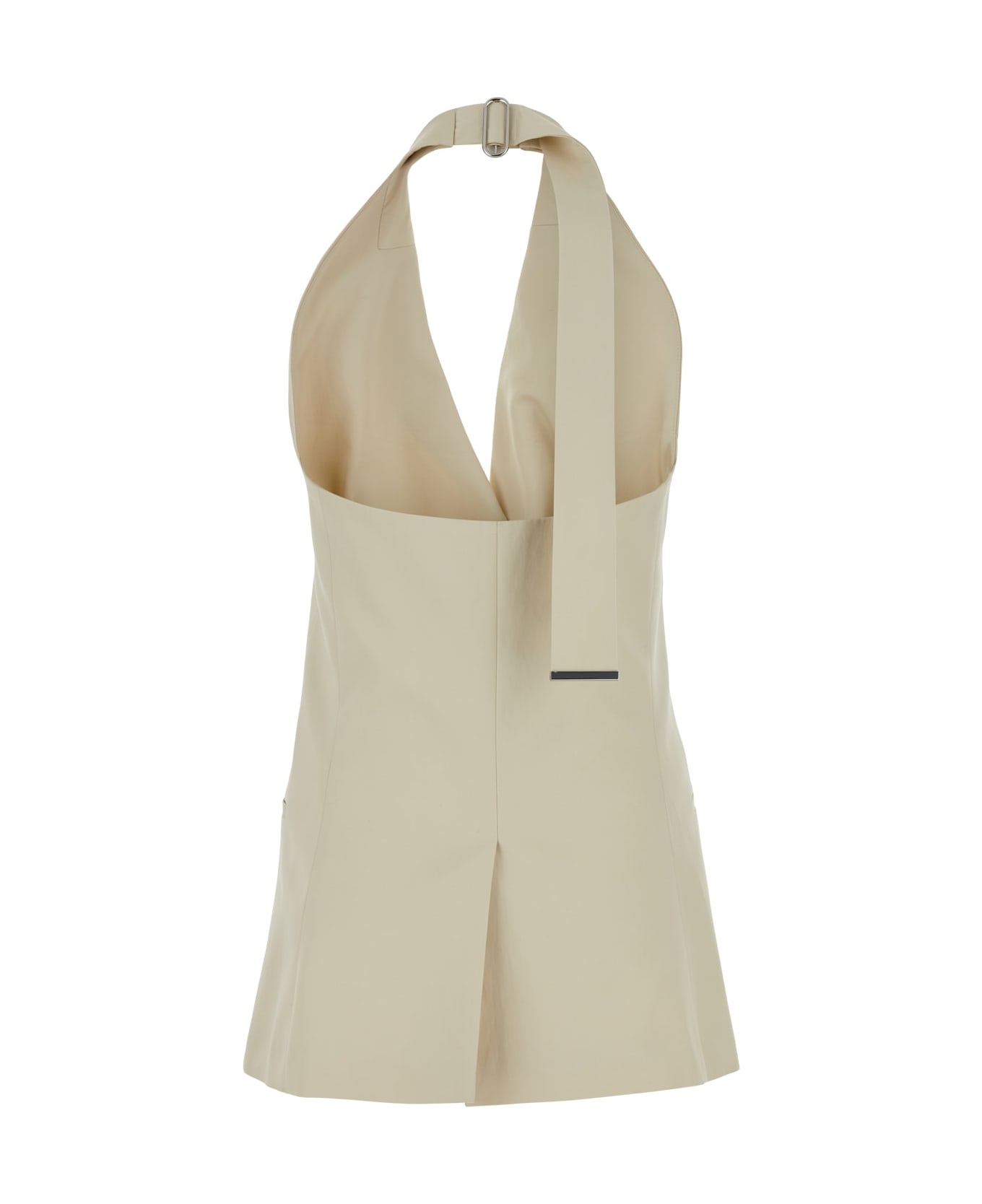 Calvin Klein Cotton Blend Open Back Waistcoat - DESERTSANDDUNE