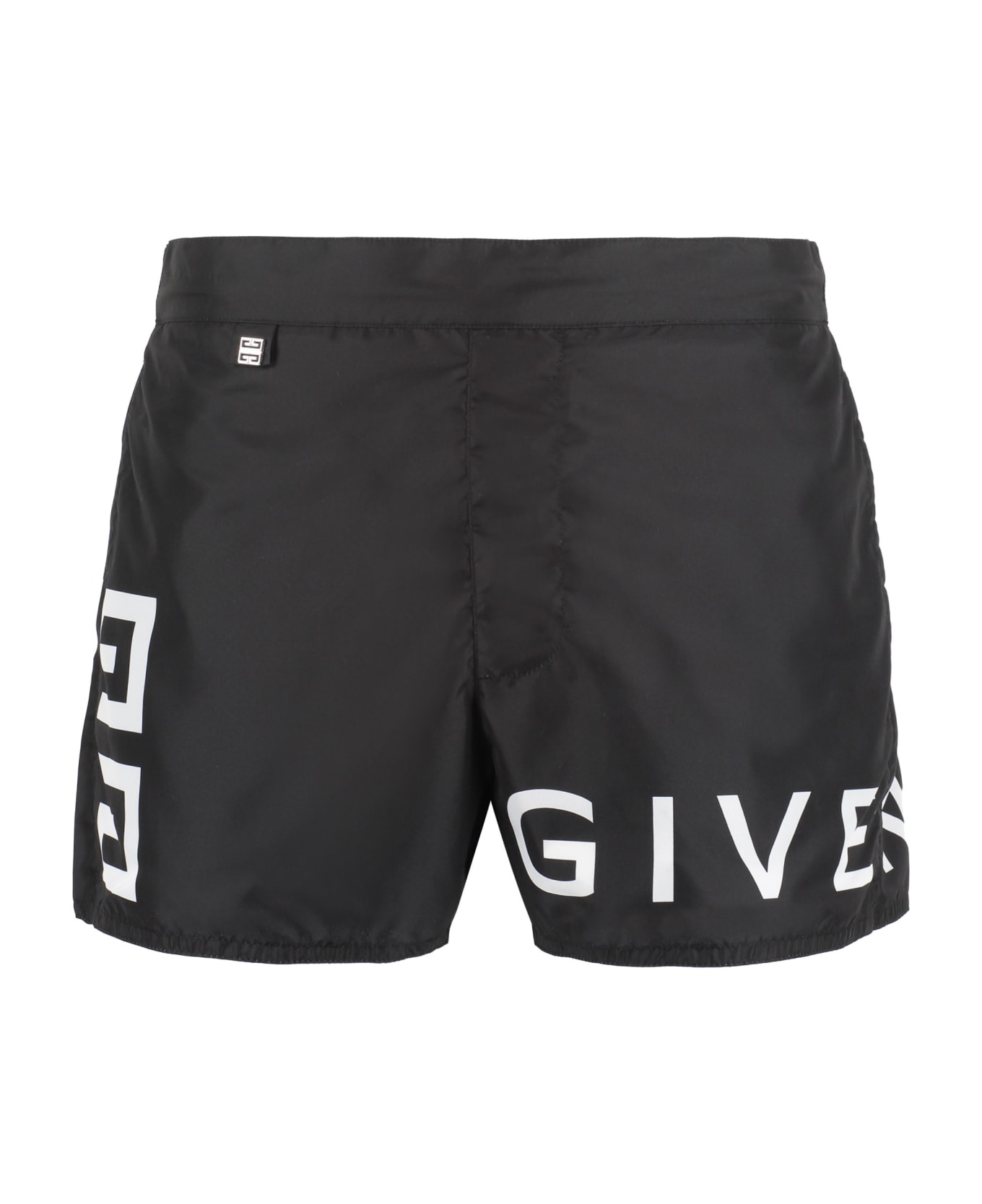 Givenchy Logo Print Swim Shorts - black