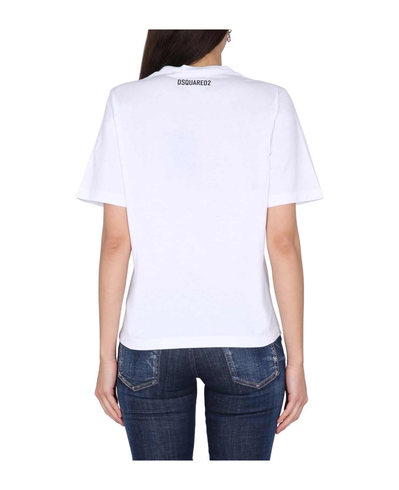 Dsquared2 Icon Hilde Easy T-shirt - WHITE