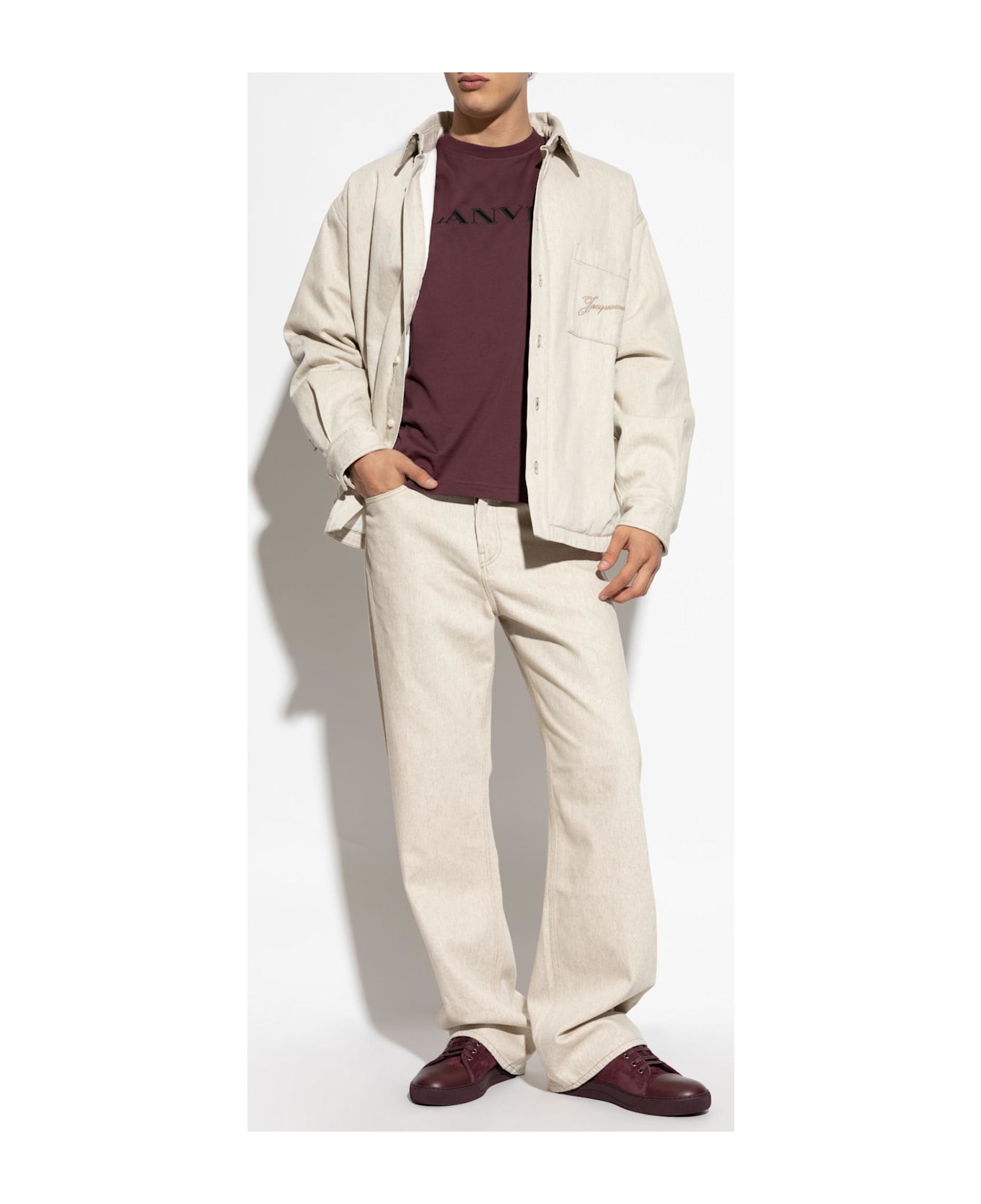 Jacquemus 
droit
 Straight Jeans - NEUTRALS