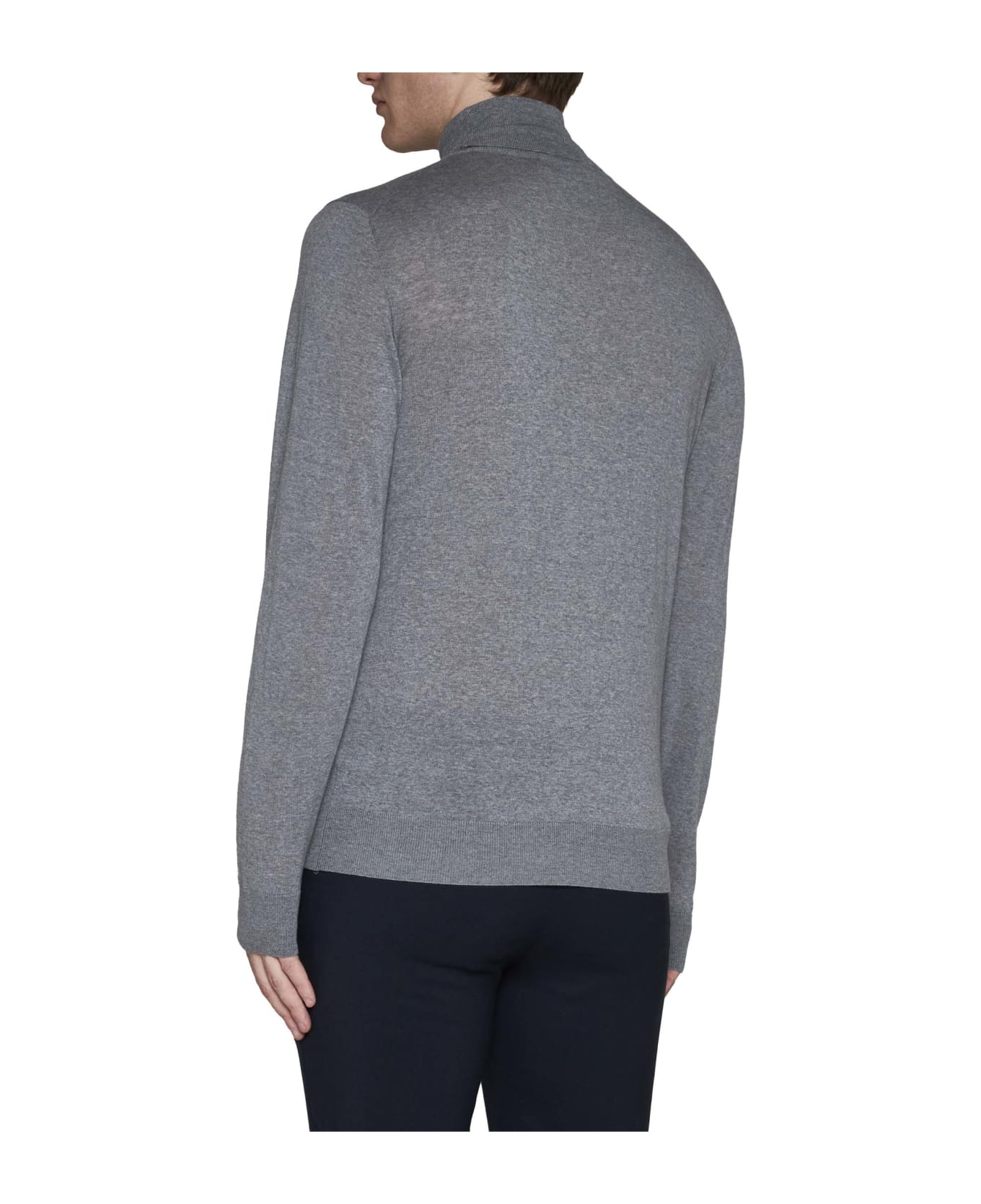 Piacenza Cashmere Sweater - Grey ニットウェア