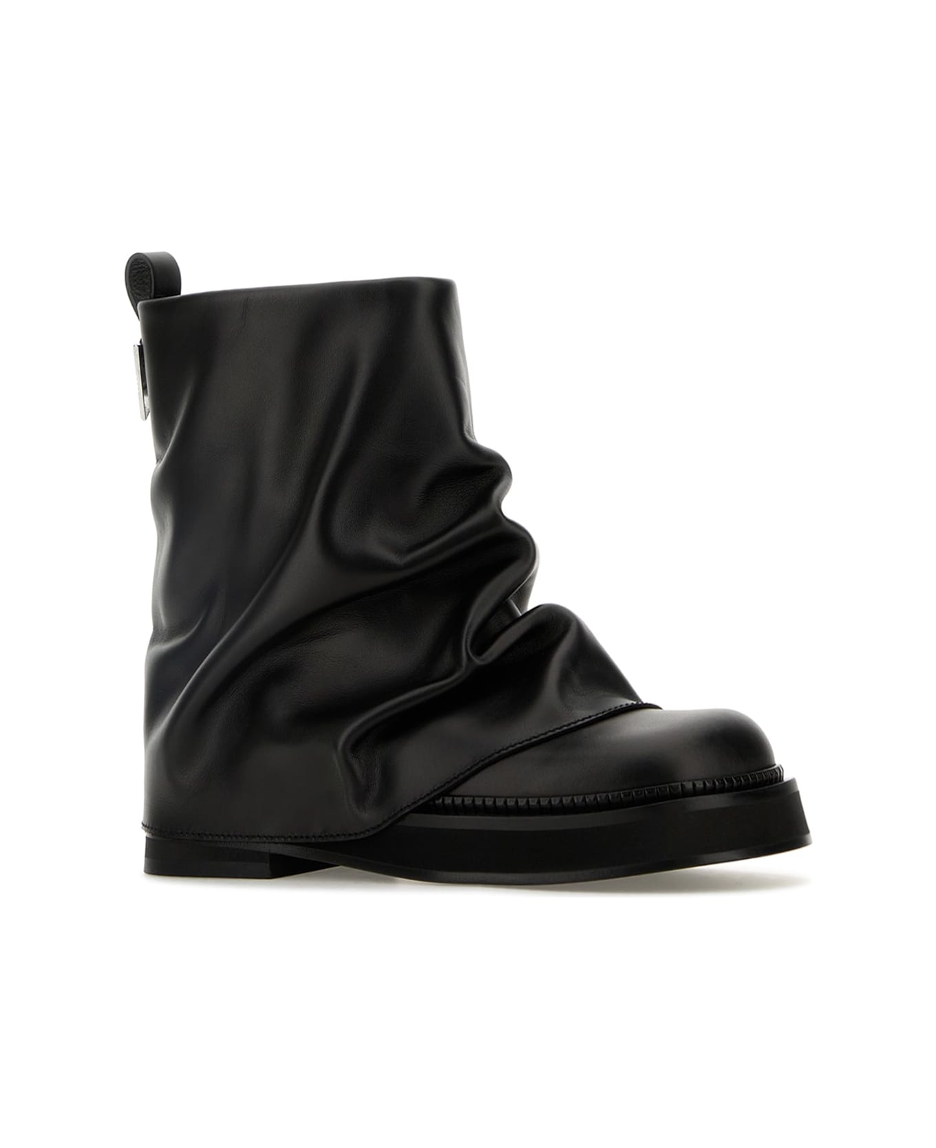 The Attico 'mini Robin' Combat Boot - Black