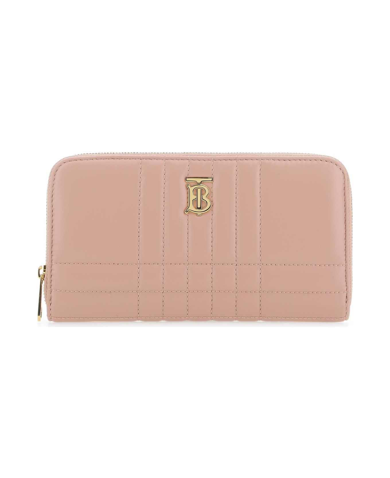 Burberry Pink Nappa Leather Lola Wallet - A3661