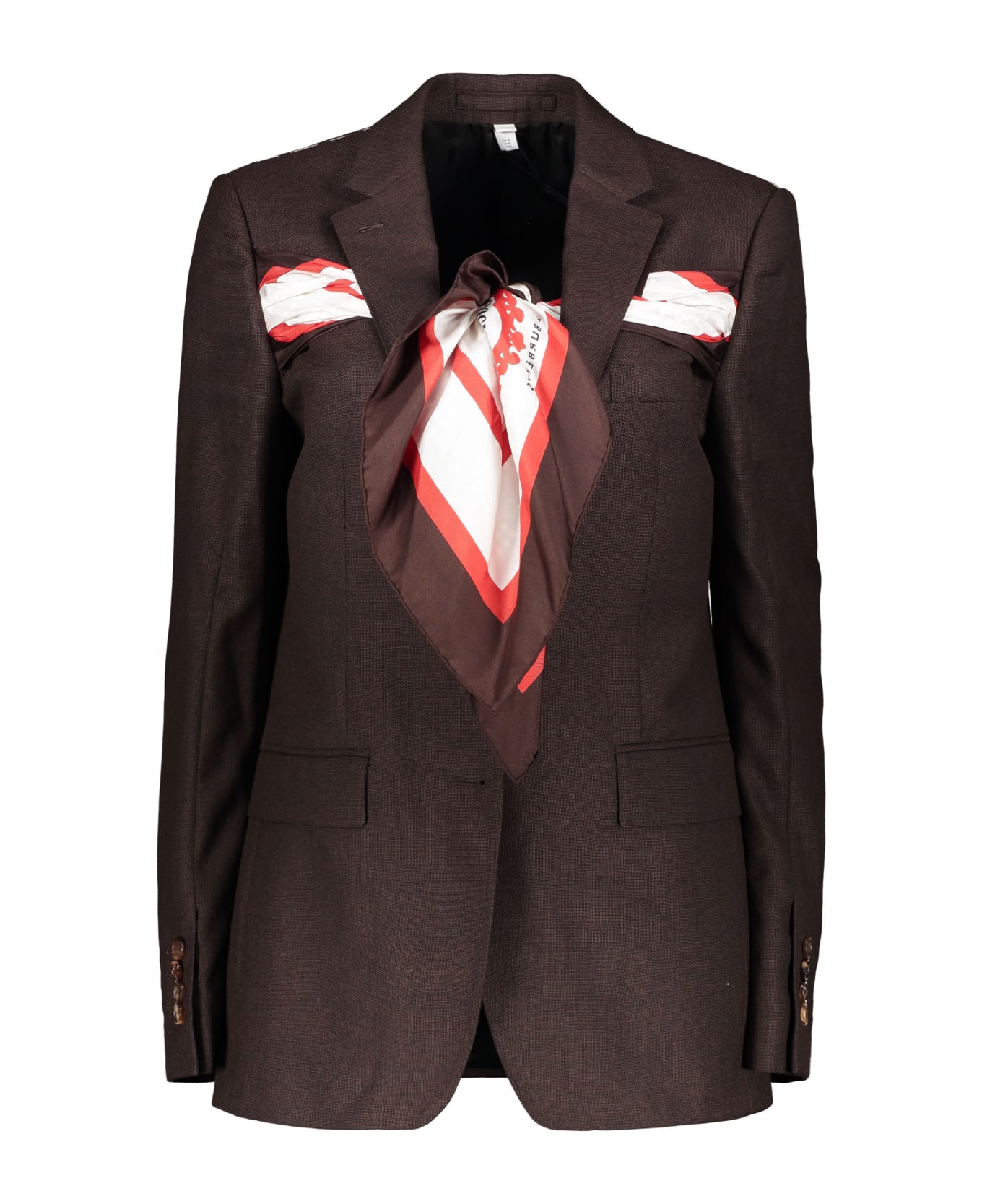 Burberry Single-breasted Two-button Blazer - brown