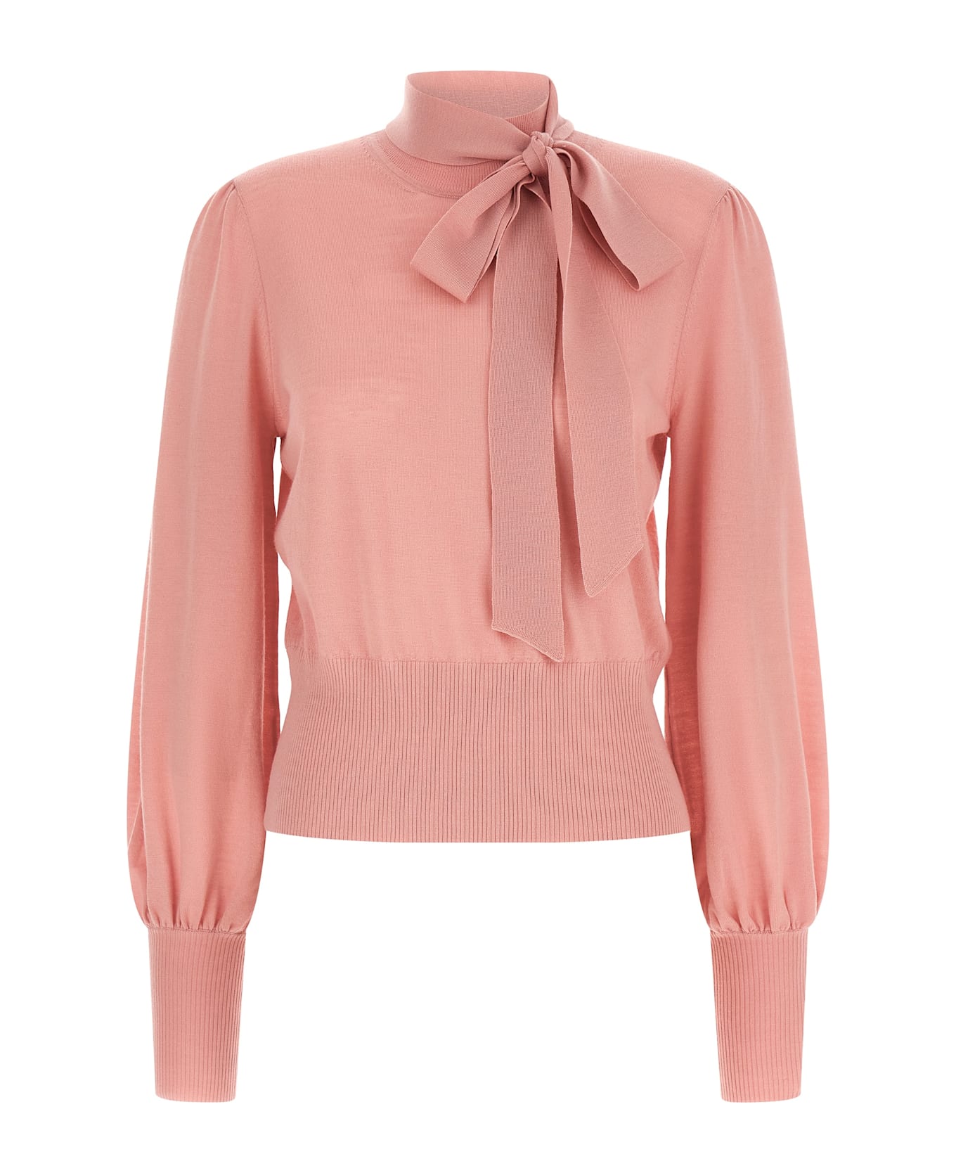 Zimmermann 
pussybow
 Sweater - Pink