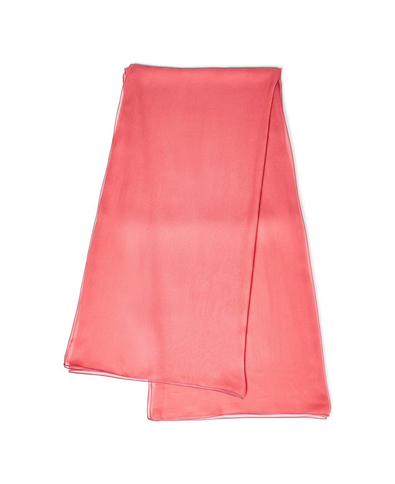 Alberta Ferretti Semi-sheer Scarf - Purple