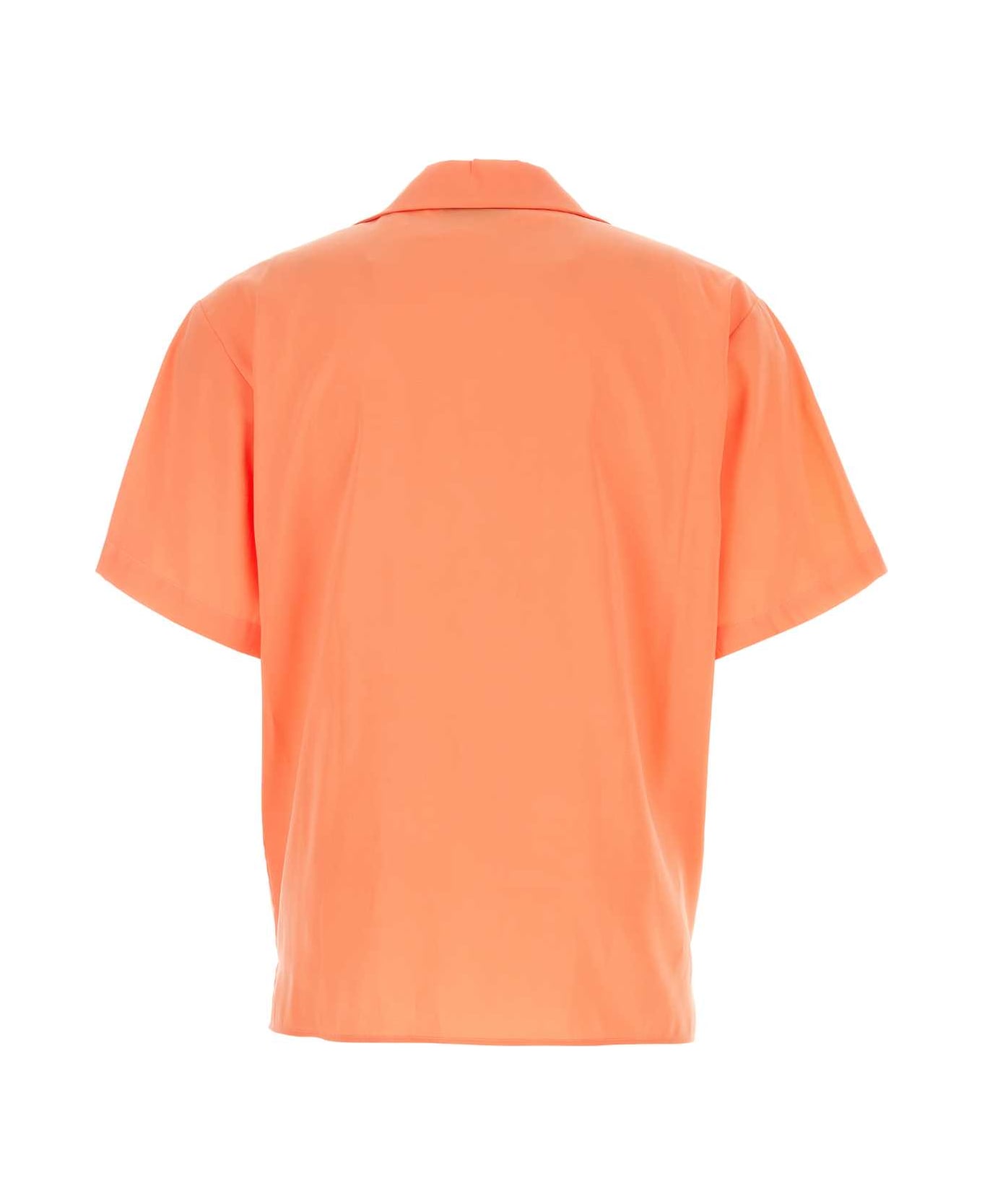 MSGM Peach Viscose Blend Shirt - 10