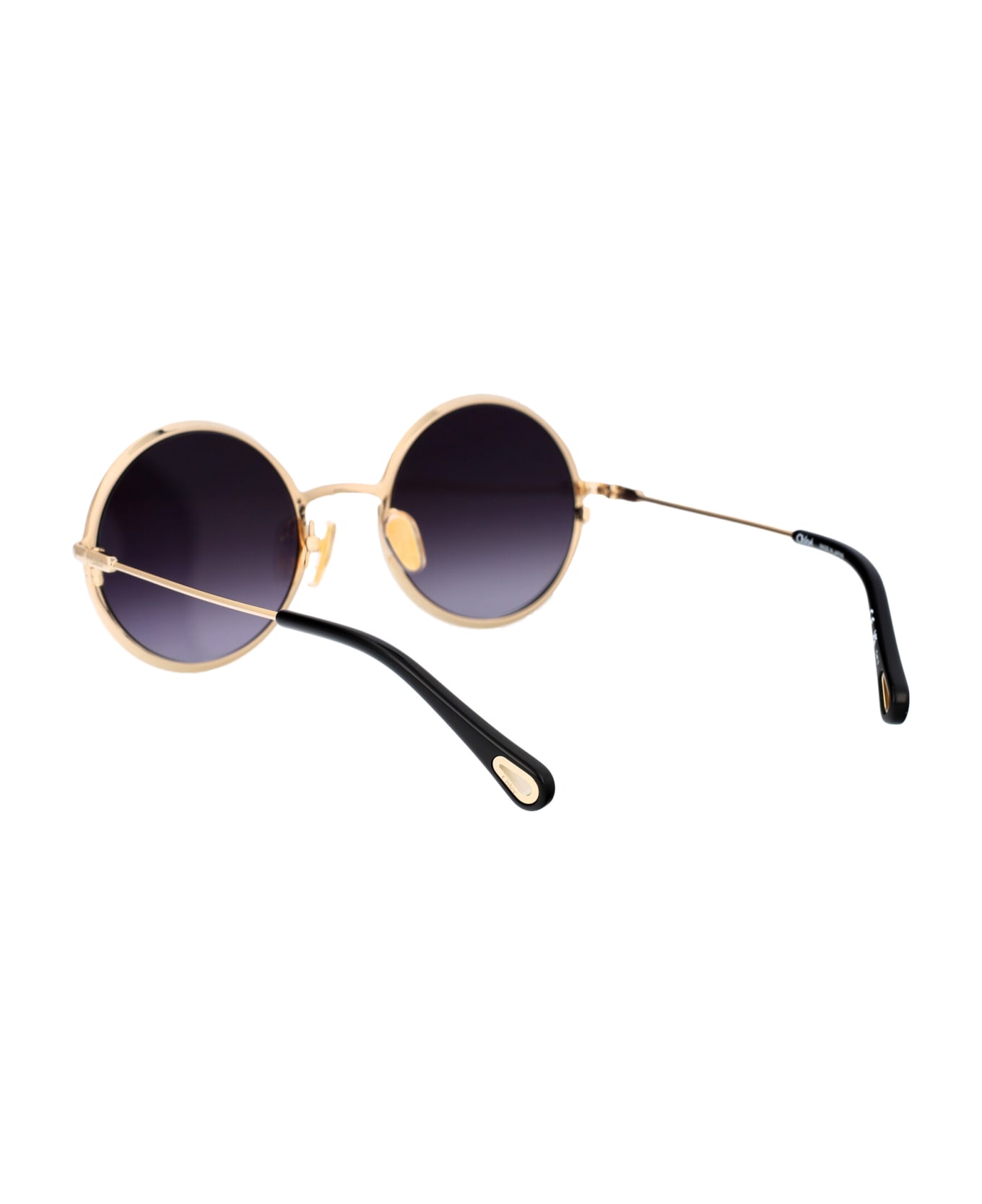 Chloé Eyewear Ch0230s Sunglasses - 001 GOLD GOLD GREY