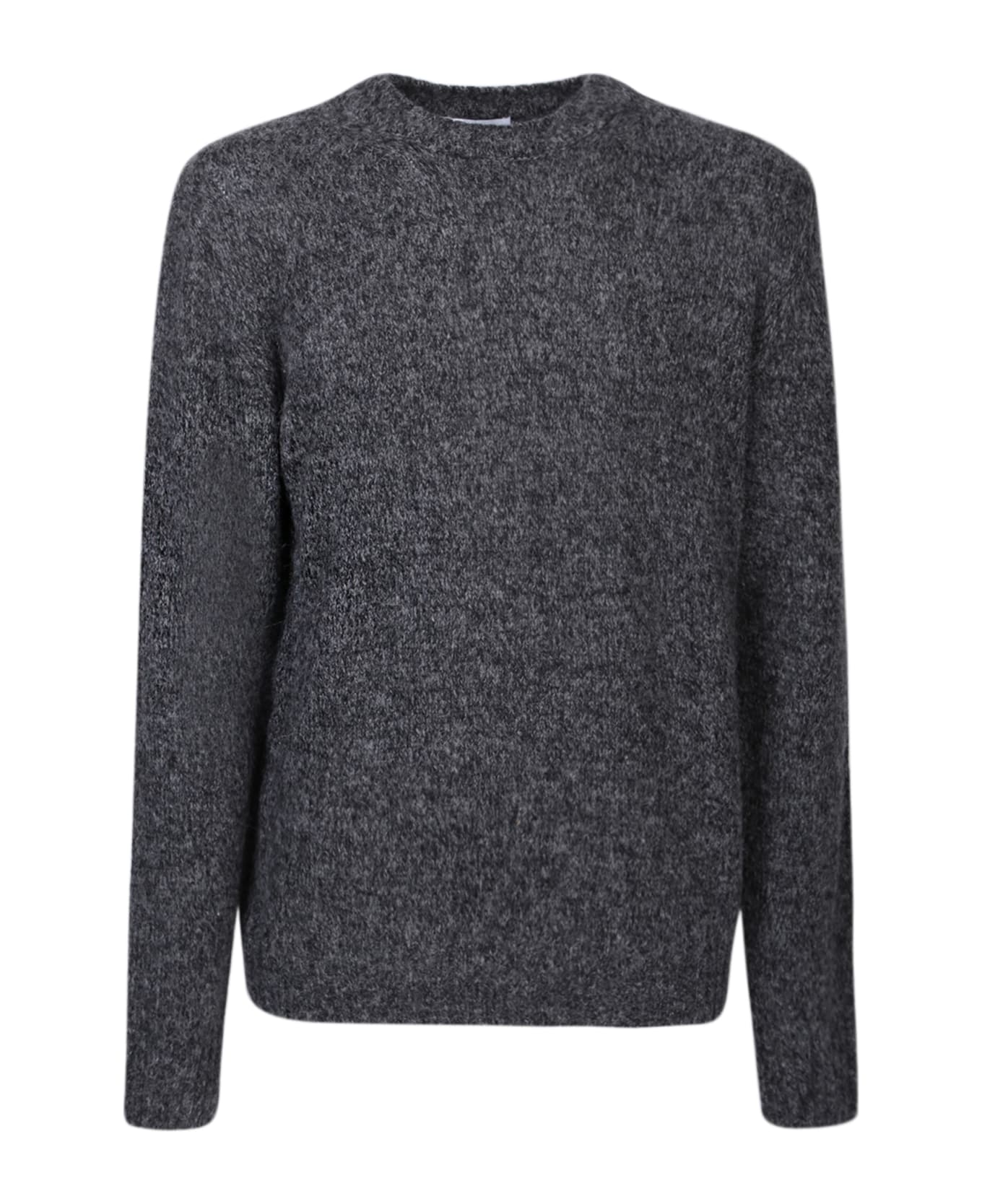 Lardini Roundneck Black Sweater - Black ニットウェア
