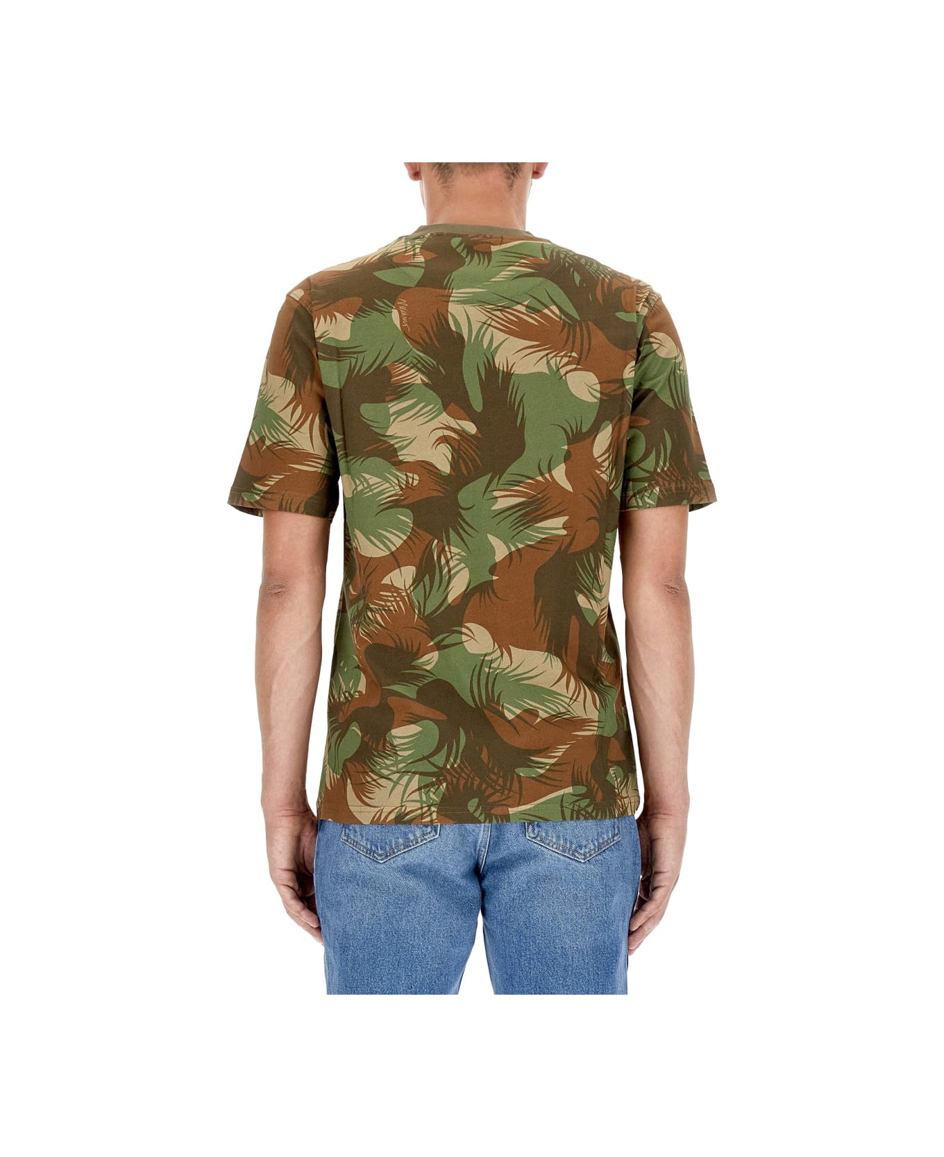 Moschino Camouflage T-shirt - GREEN シャツ