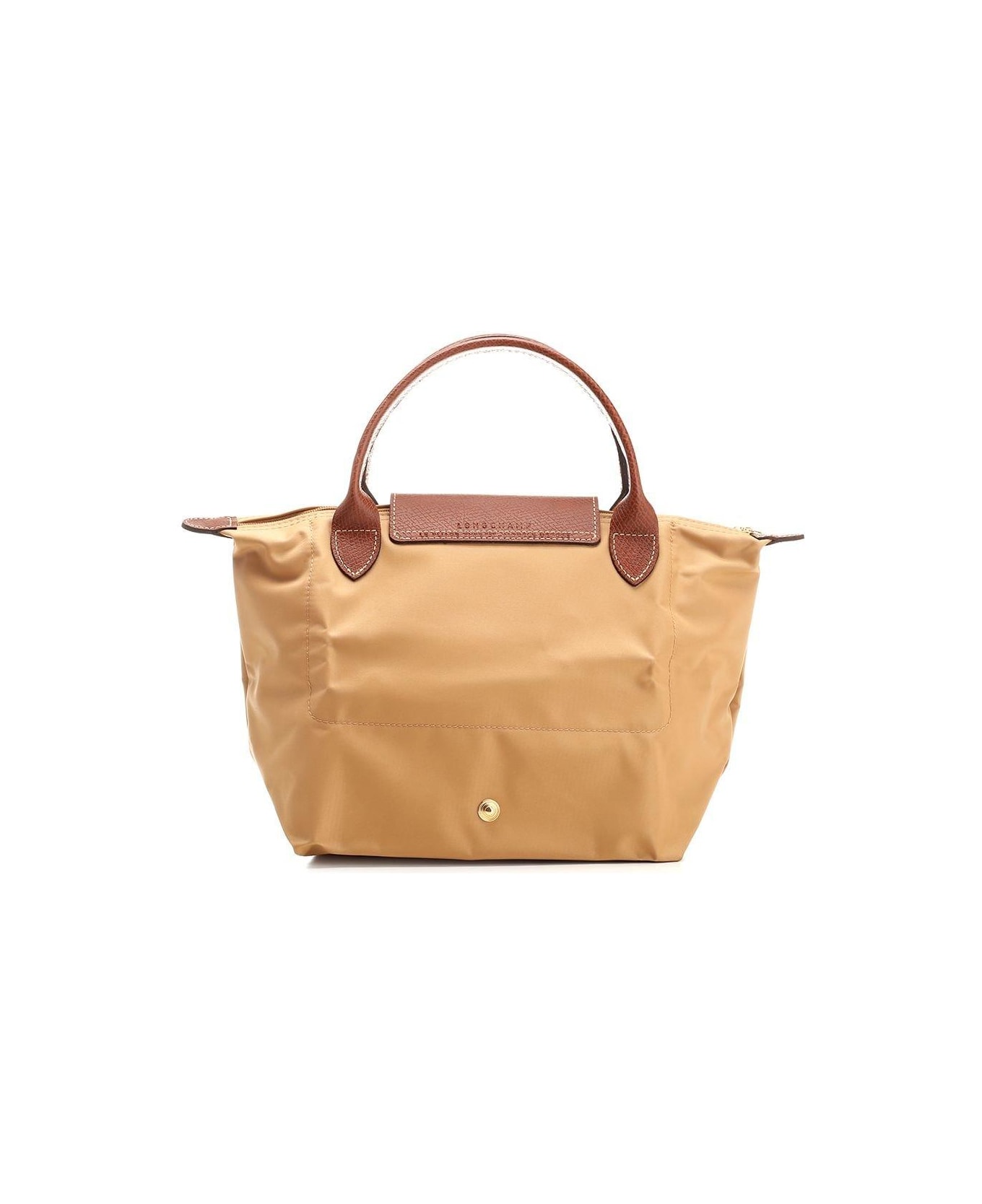 Longchamp Le Pliage Zip-up Small Tote Bag - NEUTRALS/BROWN