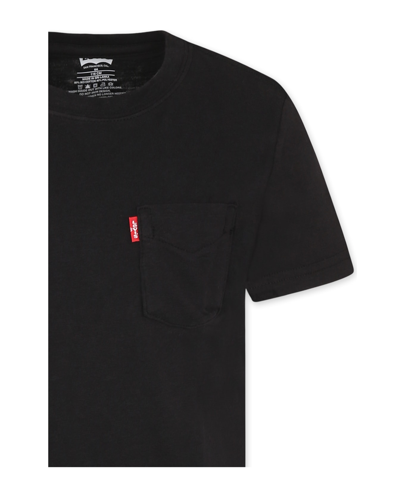 Levi
s Black T-shirt For Boy - Black