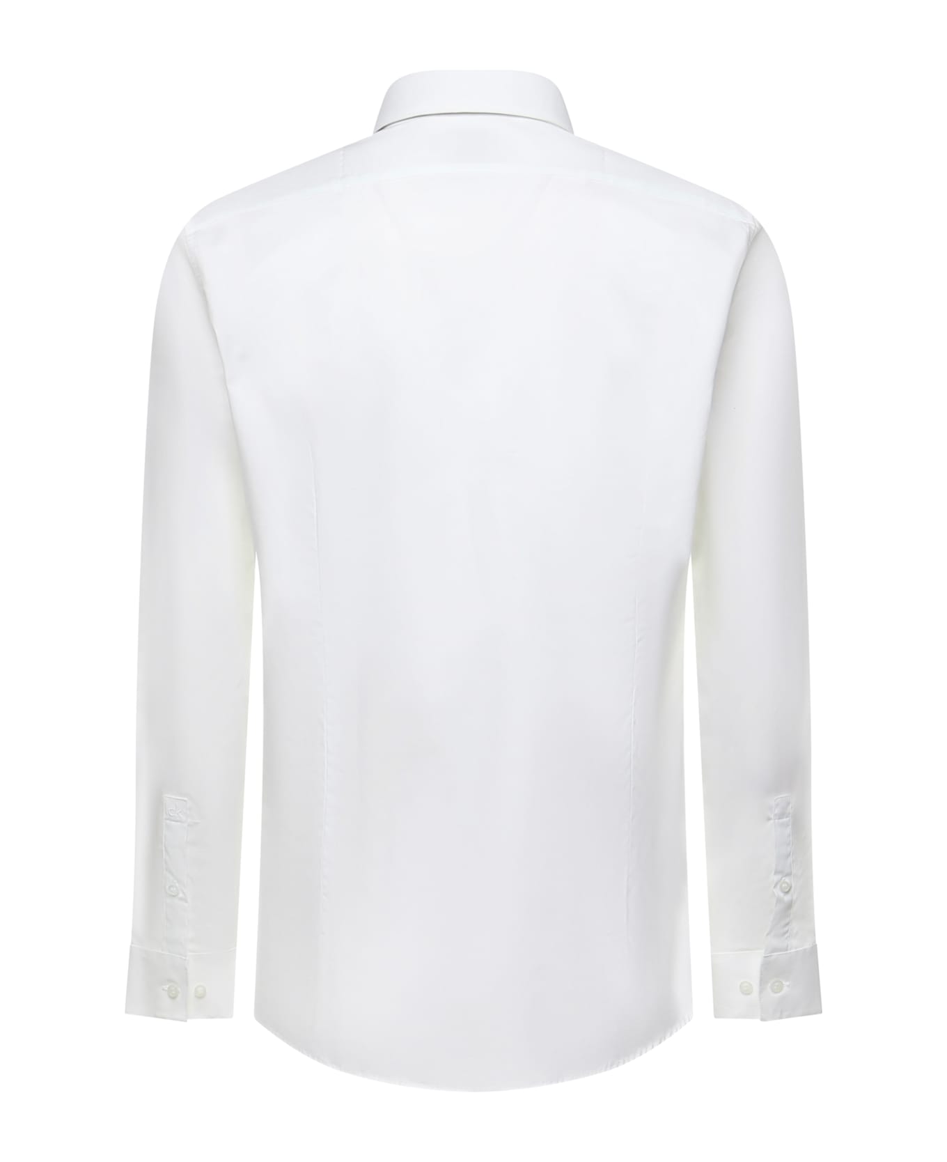 Calvin Klein Cotton Poplin Button-down Shirt - White