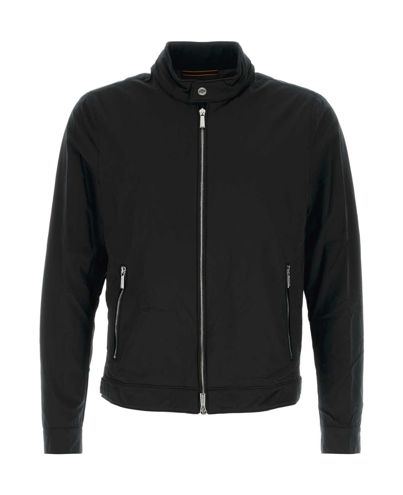 Moorer Black Nylon Blend Vangi-kn Jacket - NERO