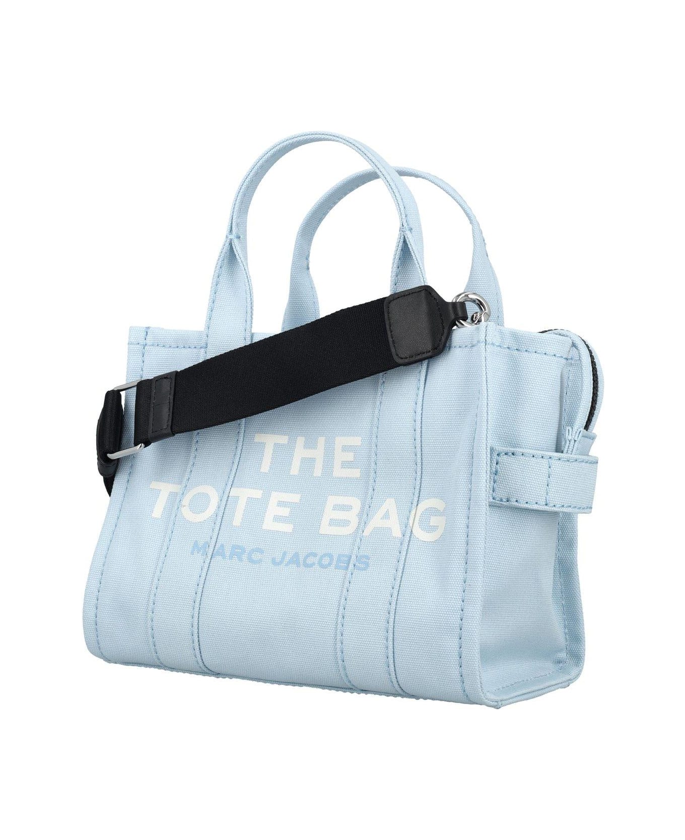 Marc Jacobs 'tote' Small Light Blue Canvas Bag - CLOUDBLUE
