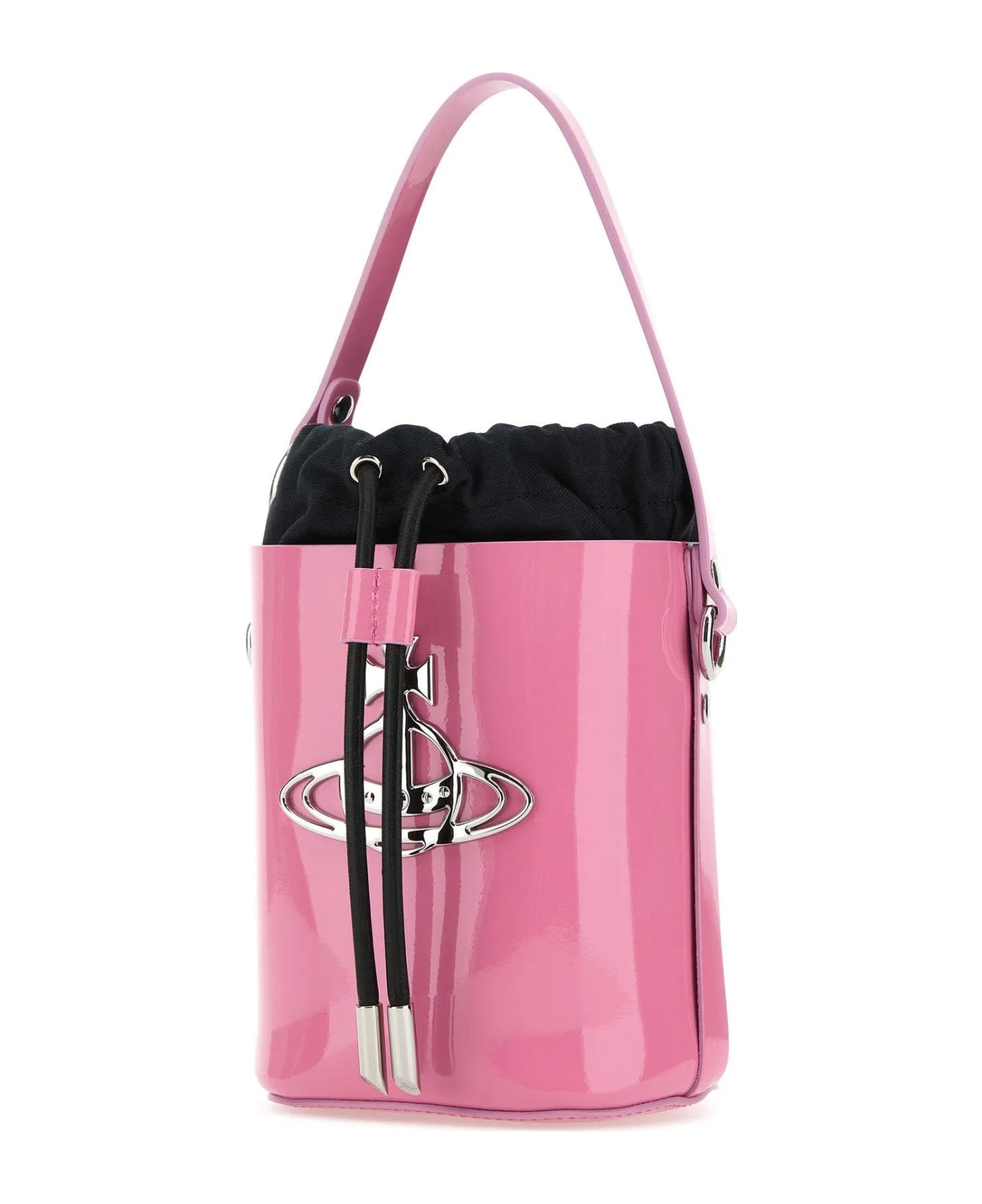 Vivienne Westwood Pink Leather Small Daisy Bucket Bag - Pink