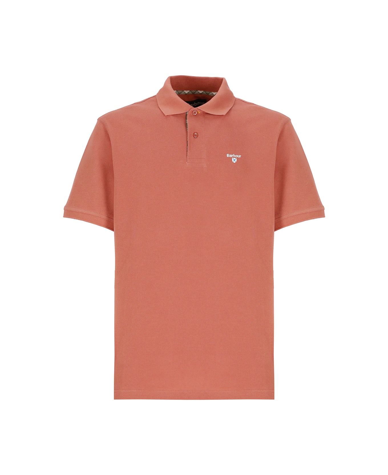 Barbour Logoed Polo Shirt - Pink ポロシャツ