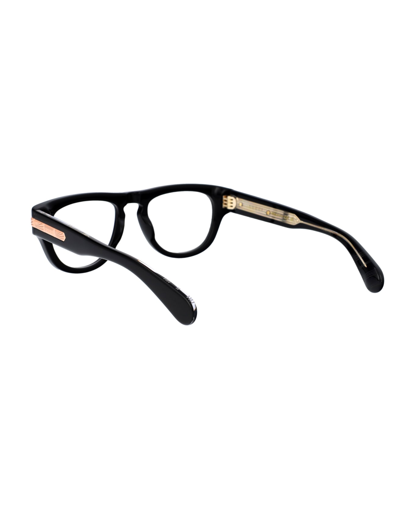 Gucci Eyewear Gg1519o Glasses - 001 BLACK BLACK TRANSPARENT アイウェア