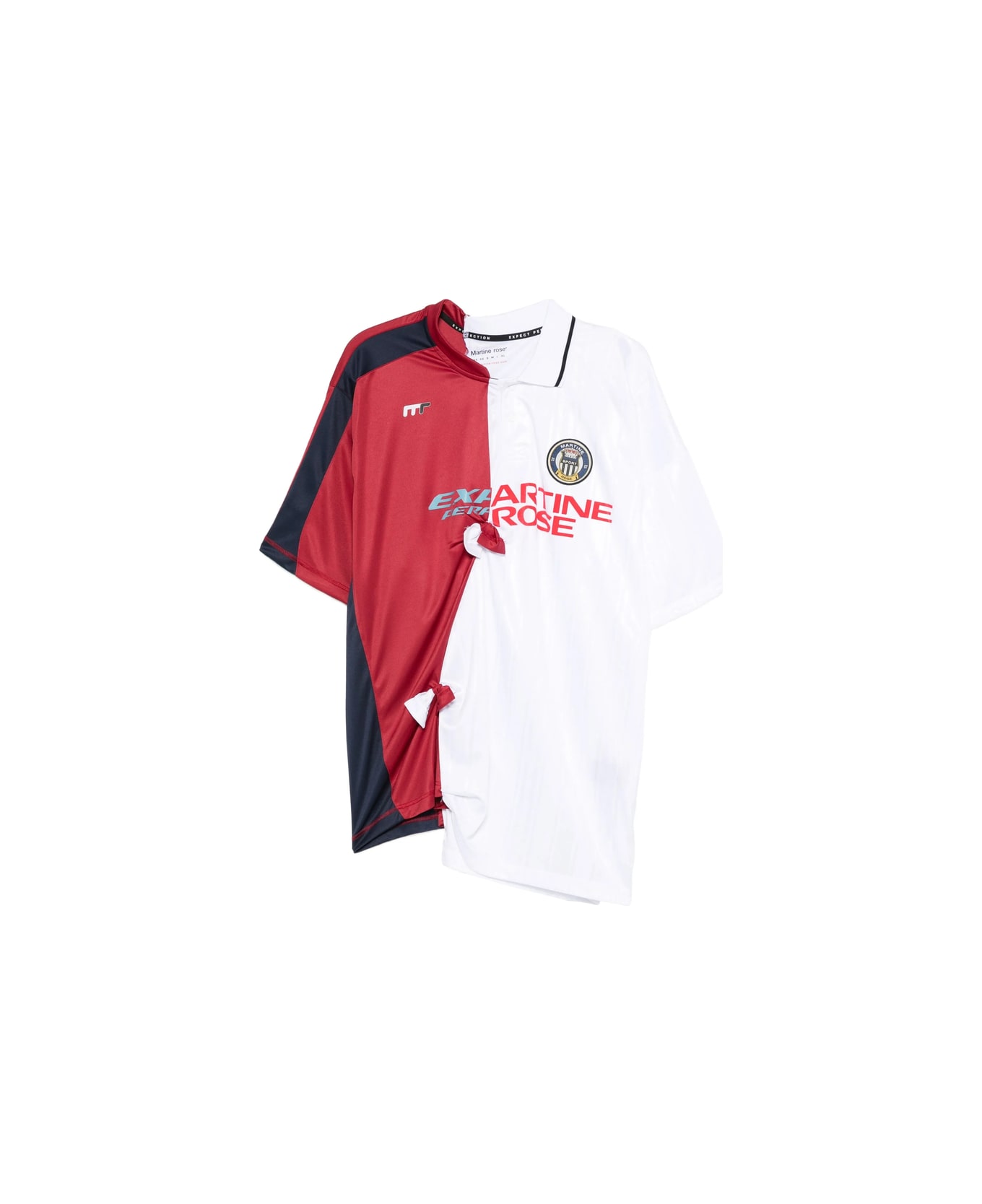 Martine Rose Sweater - WHITE/RED