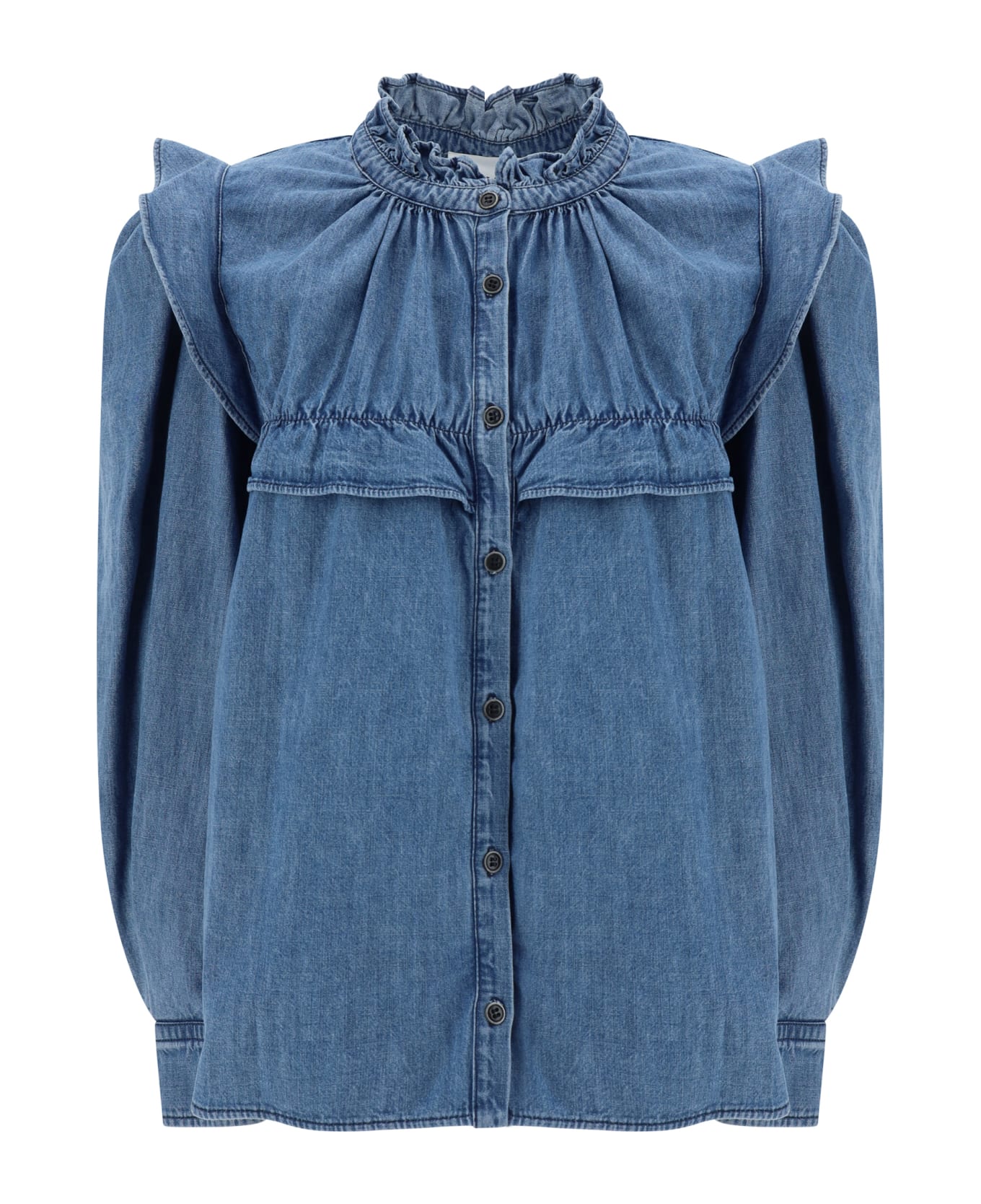 Marant Étoile Cotton Denim Shirt - Blue