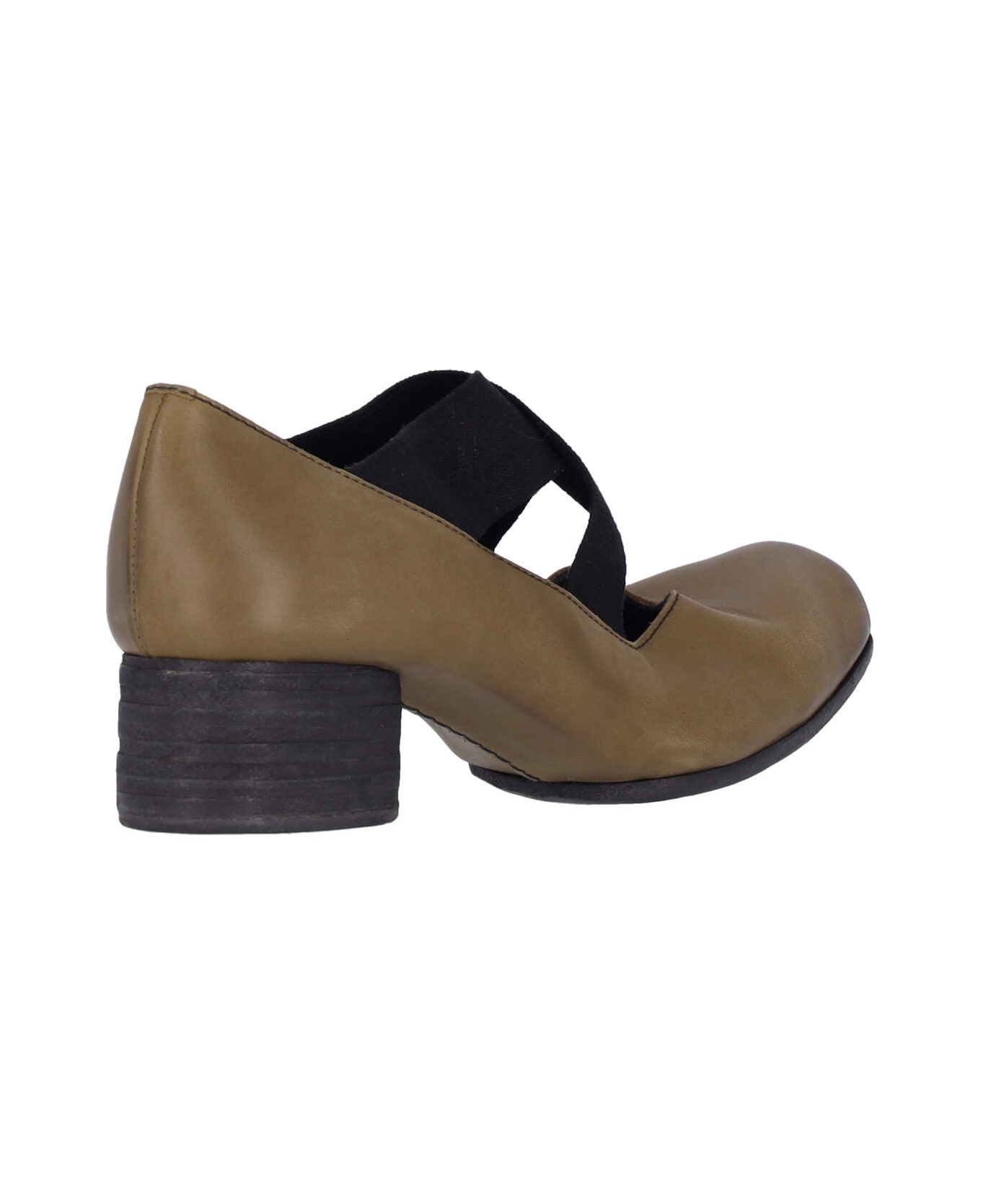 Uma Wang Heeled Ballet Flats - BROWN