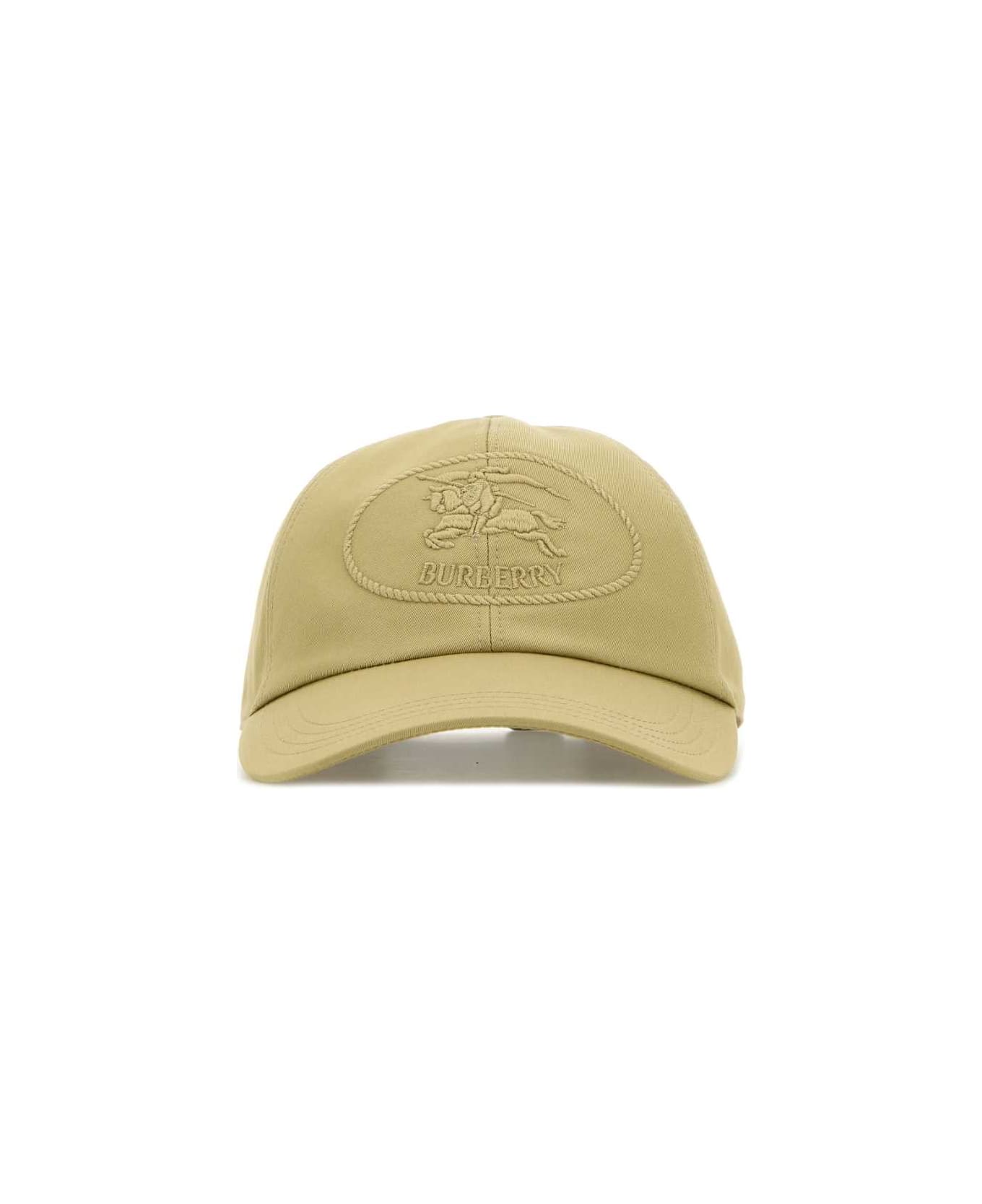 Burberry Beige Cotton Baseball Cap - HAMPER