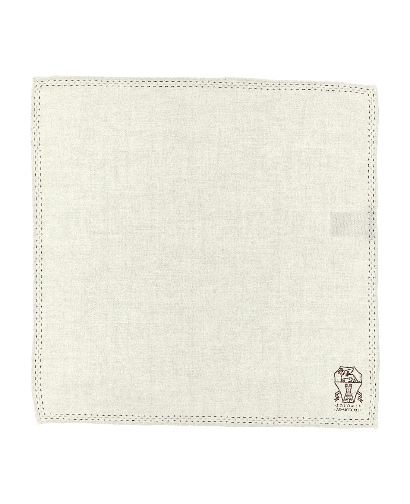 Brunello Cucinelli Logo Pocket Clutch Bag - Multicolor