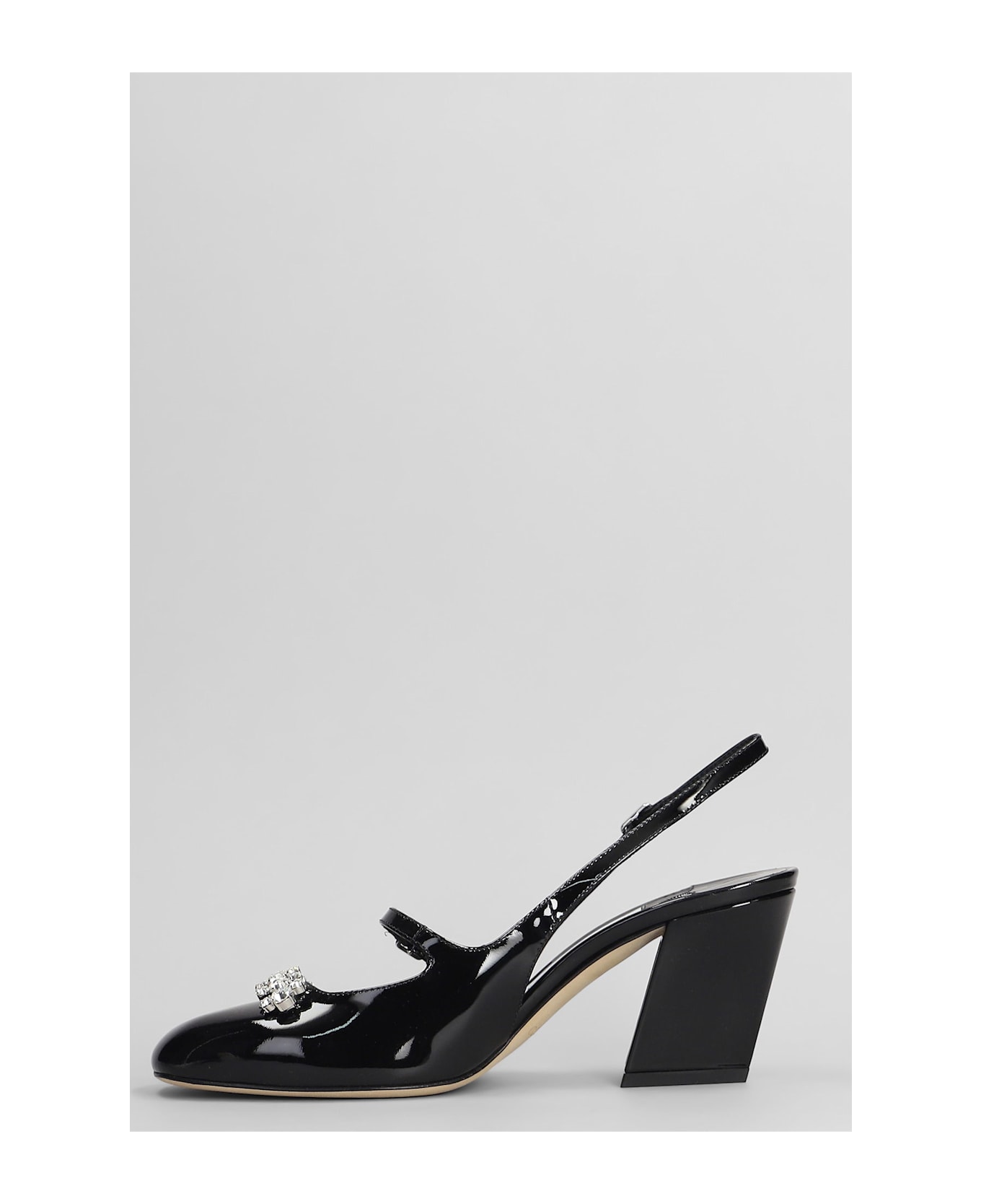 Jimmy Choo Belinda 70 Pumps In Black Patent Leather - black