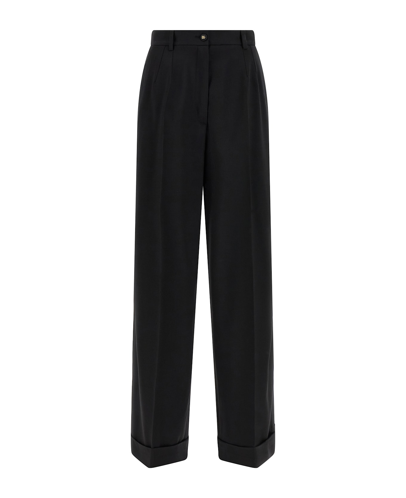 Dolce & Gabbana 'dolce' High Waist Pants - Black  