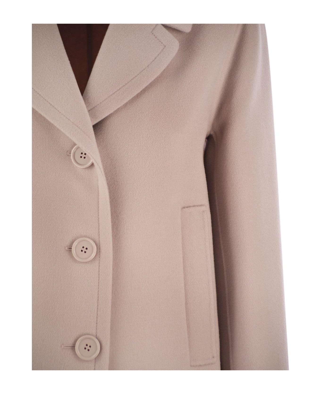 'S Max Mara Single-breasted Long-sleeved Jacket - Pink