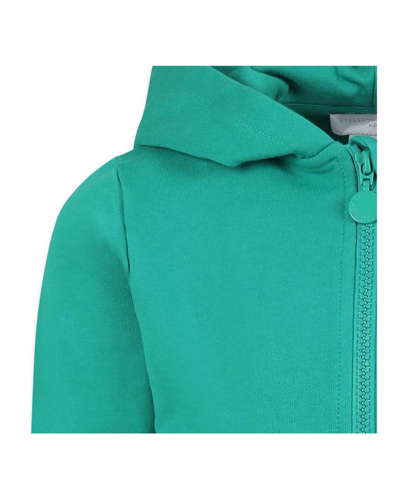 Stella McCartney Kids Green Sweatshirt For Boy With Rabbit - Green