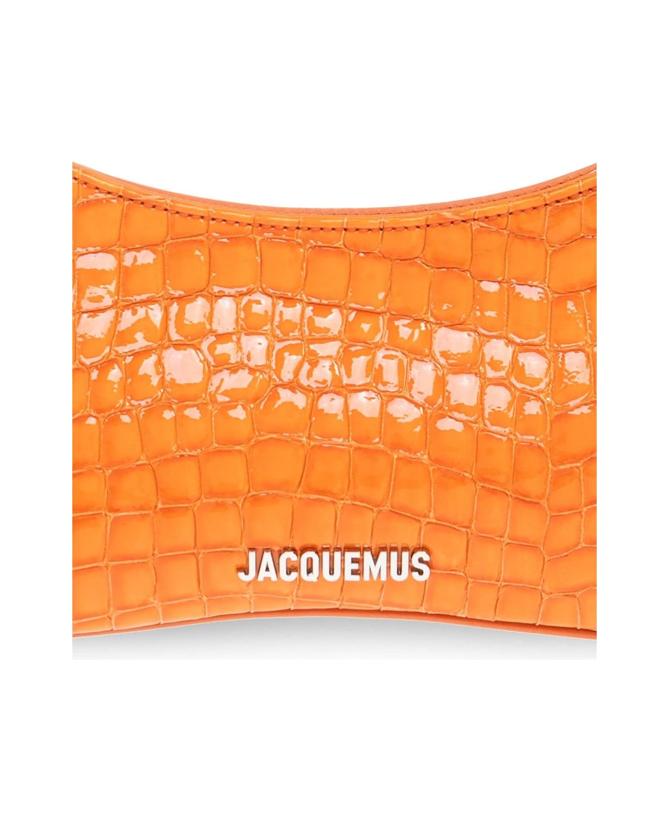 Jacquemus Embossed Shoulder Bag - Orange