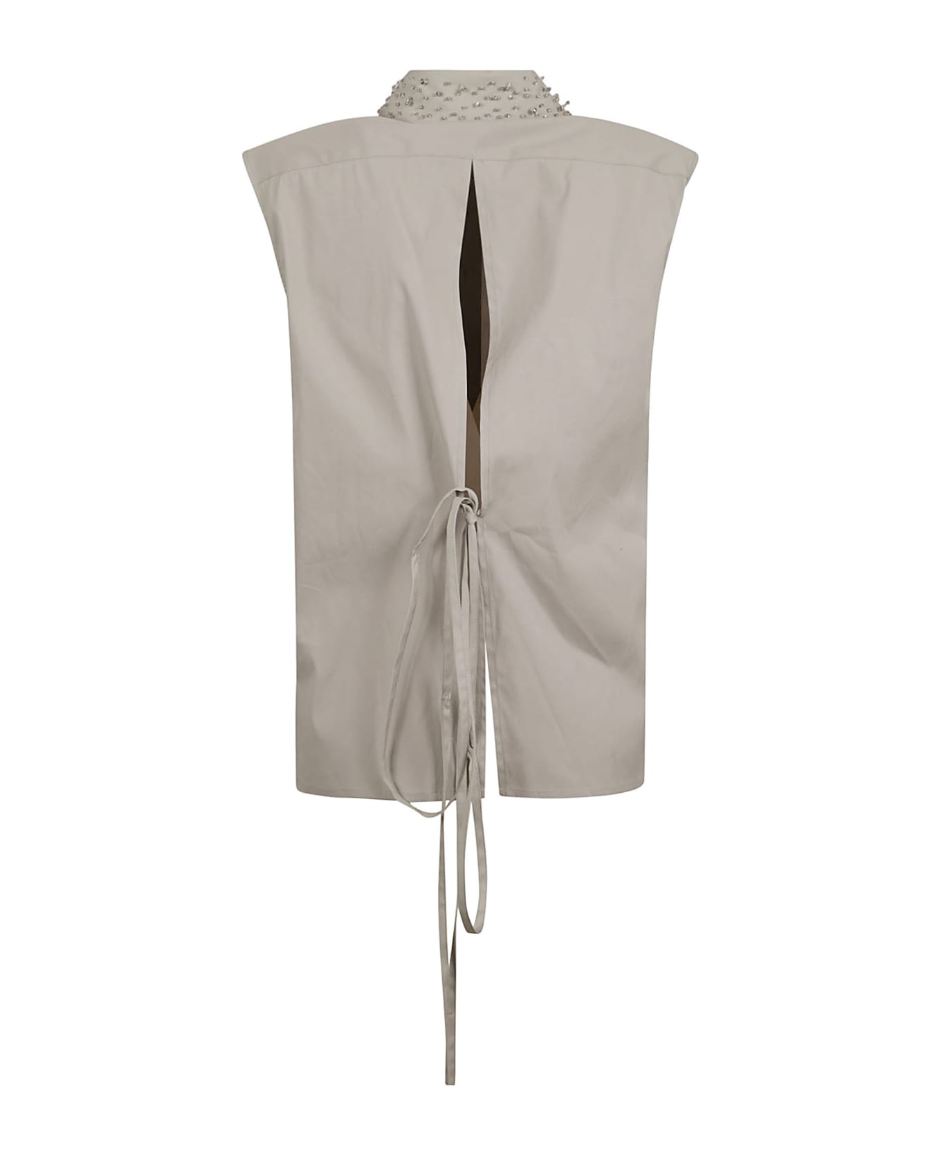 Fabiana Filippi Sleeveless Shirt - Light Grey