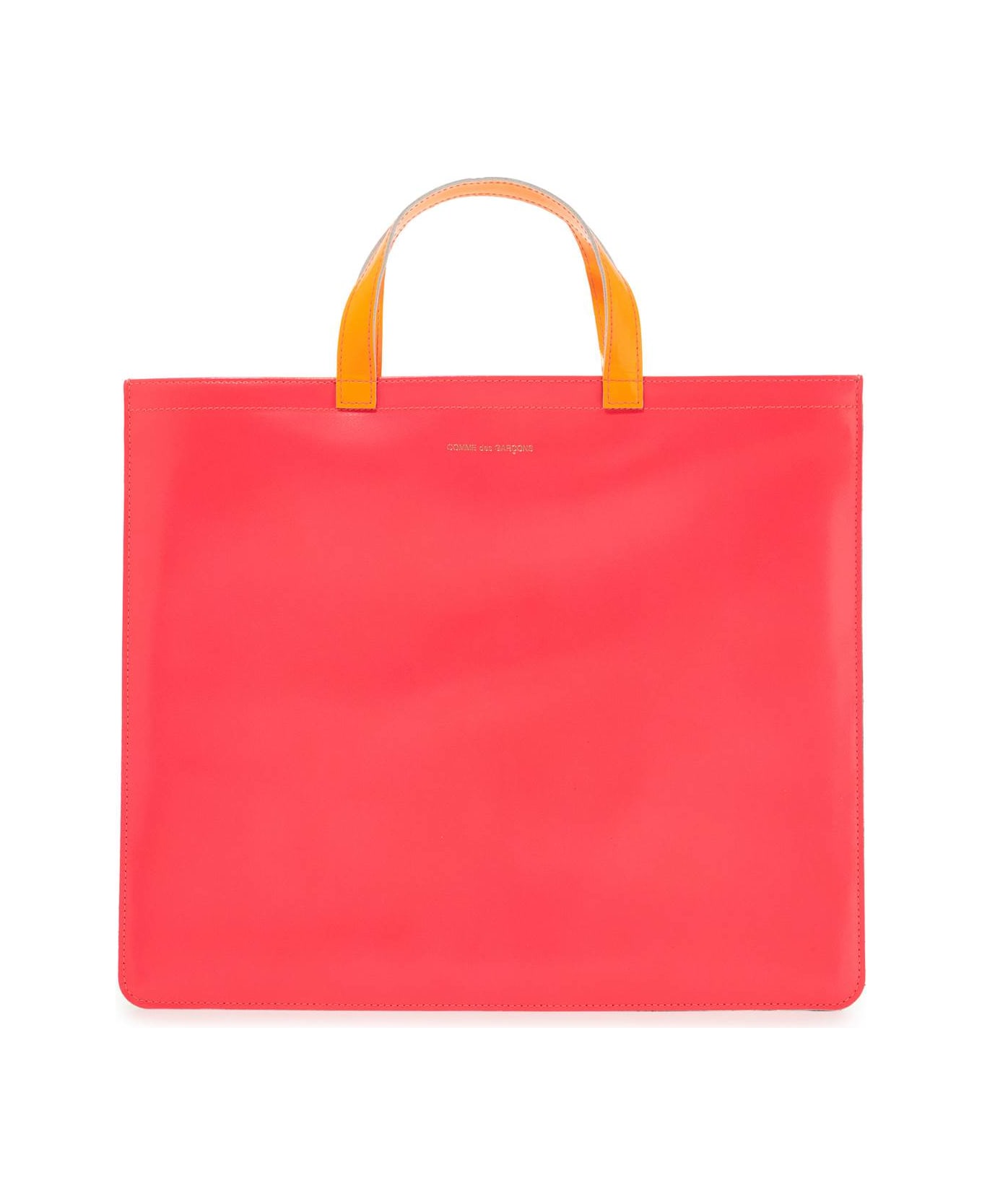 Comme des Garçons Wallet Fluo Tote Bag - ORANGE YELLOW