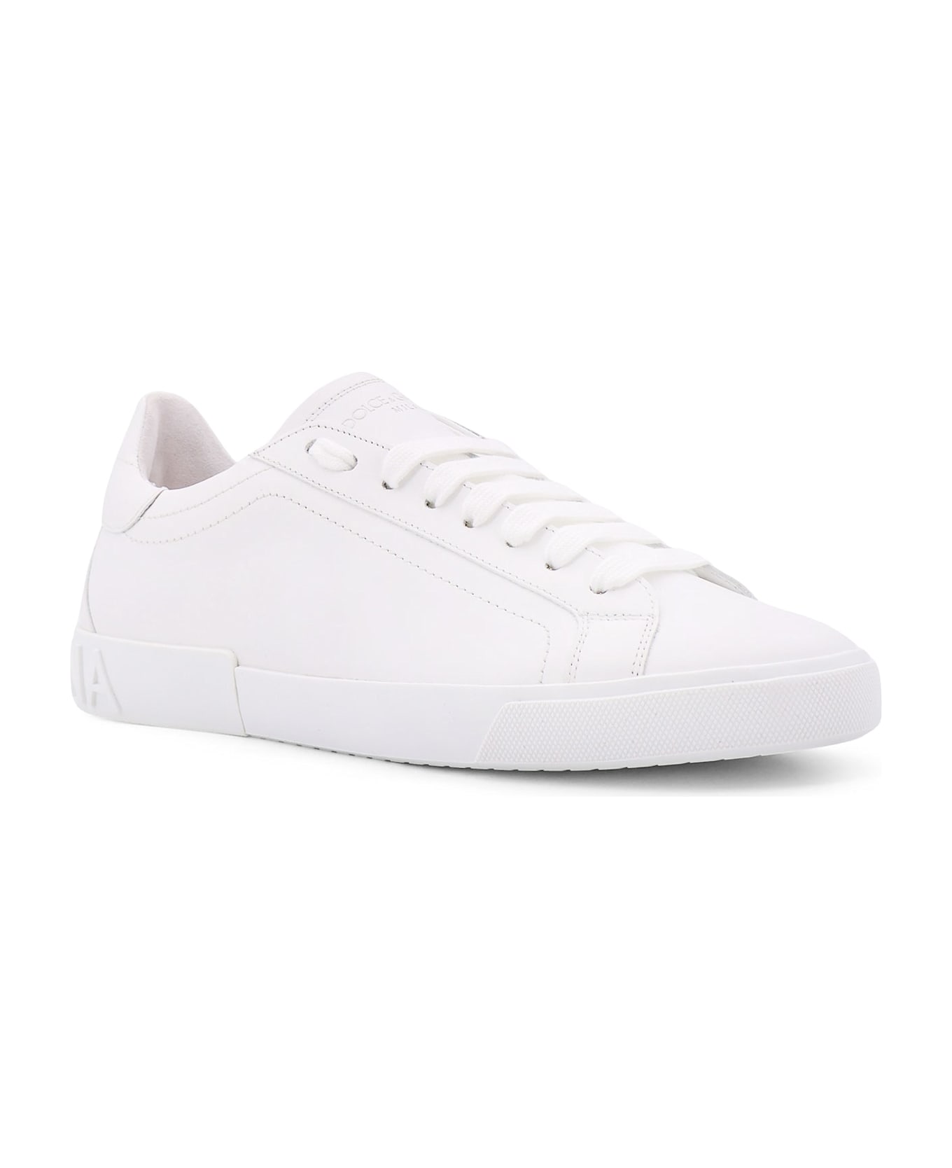 Dolce & Gabbana Portofino Vintage Leather Sneakers