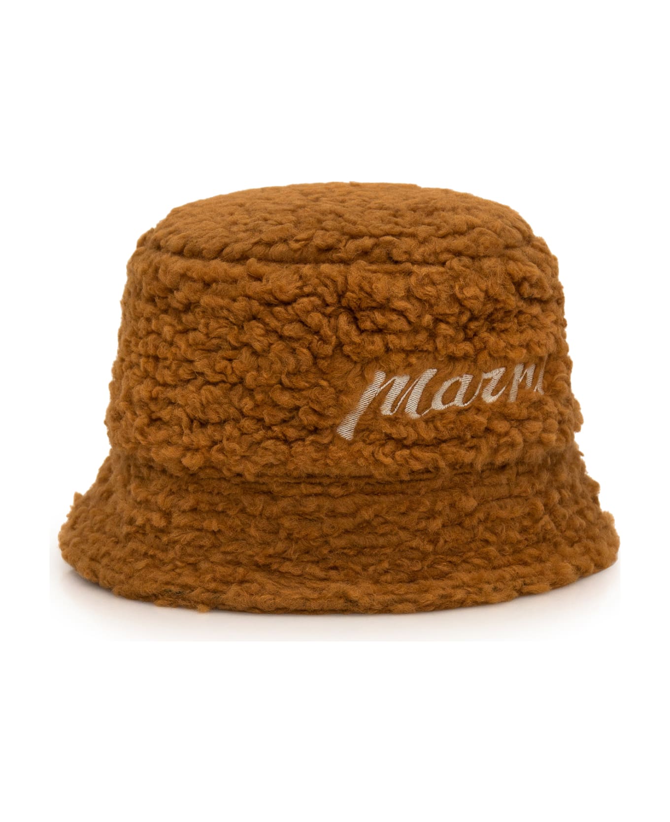 Marni Bucket Hat With Logo - Ocher