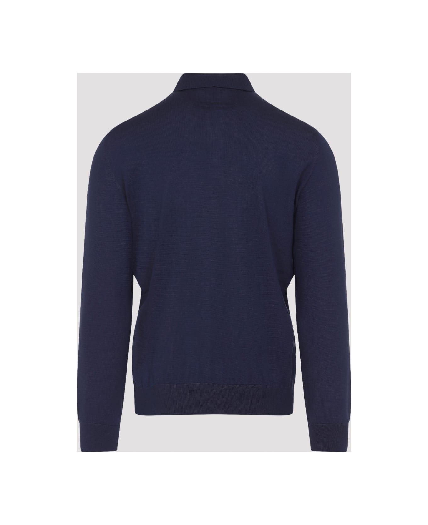 Zegna Cashseta Polo - Blue Medio Unito
