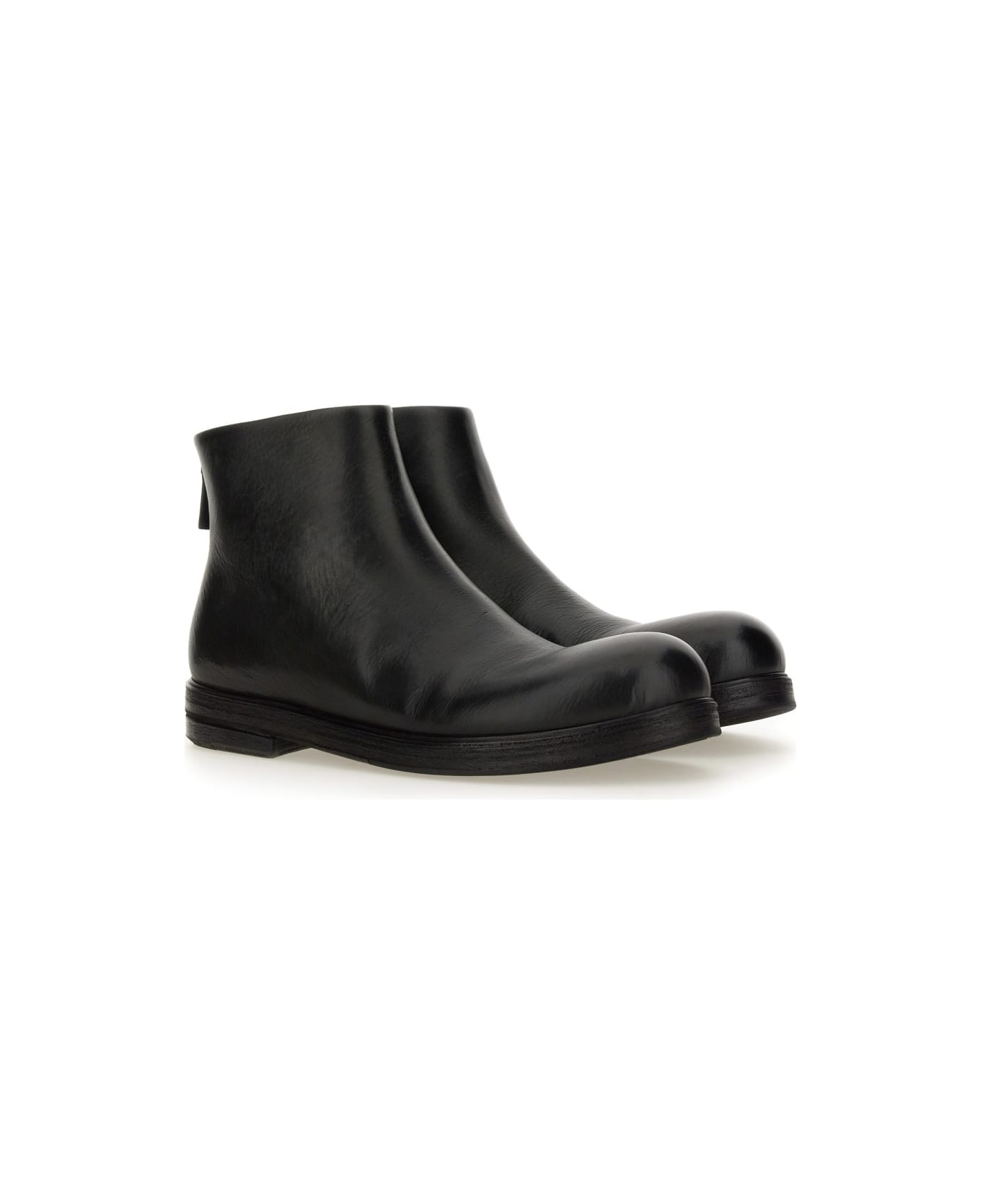 Marsell "pumpkin Wedge" Boot - BLACK